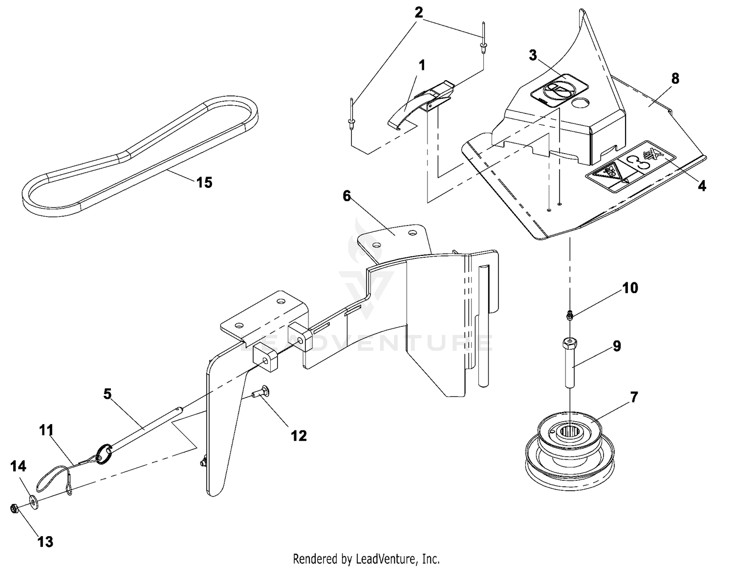 Drive Kit Assembly - 48" Deck