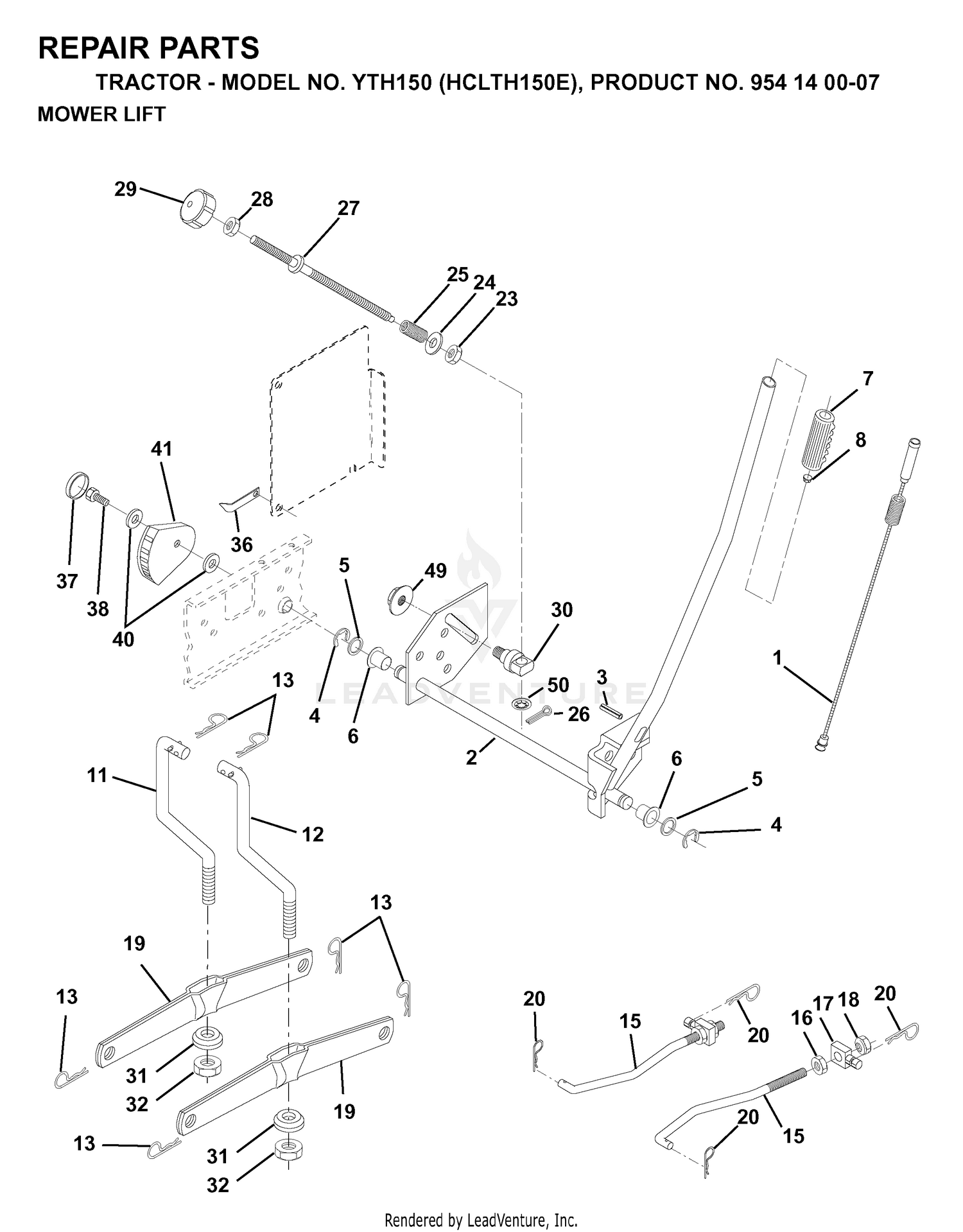MOWER LIFT / DECK LIFT