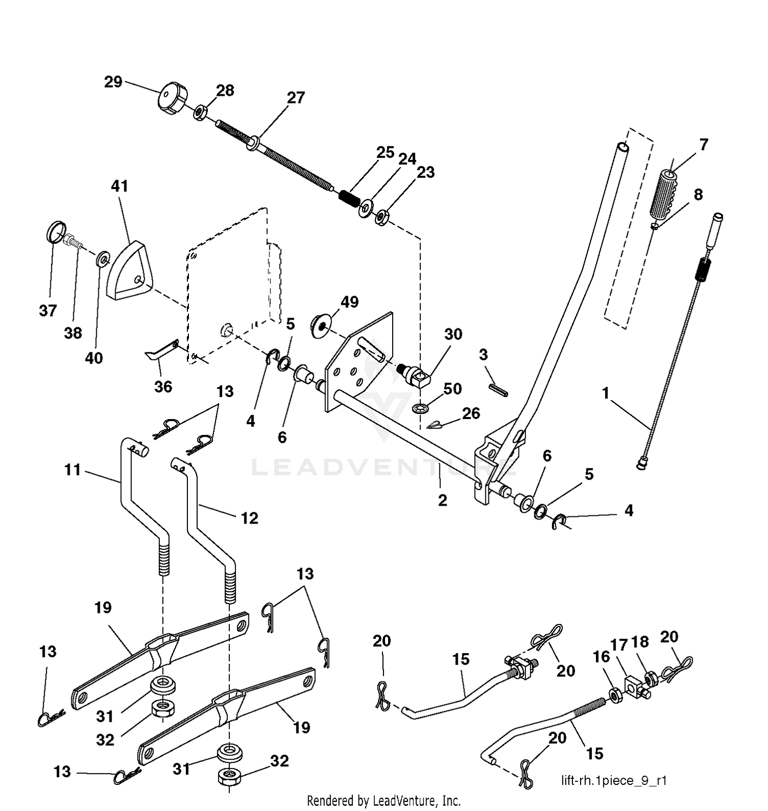 MOWER LIFT / DECK LIFT