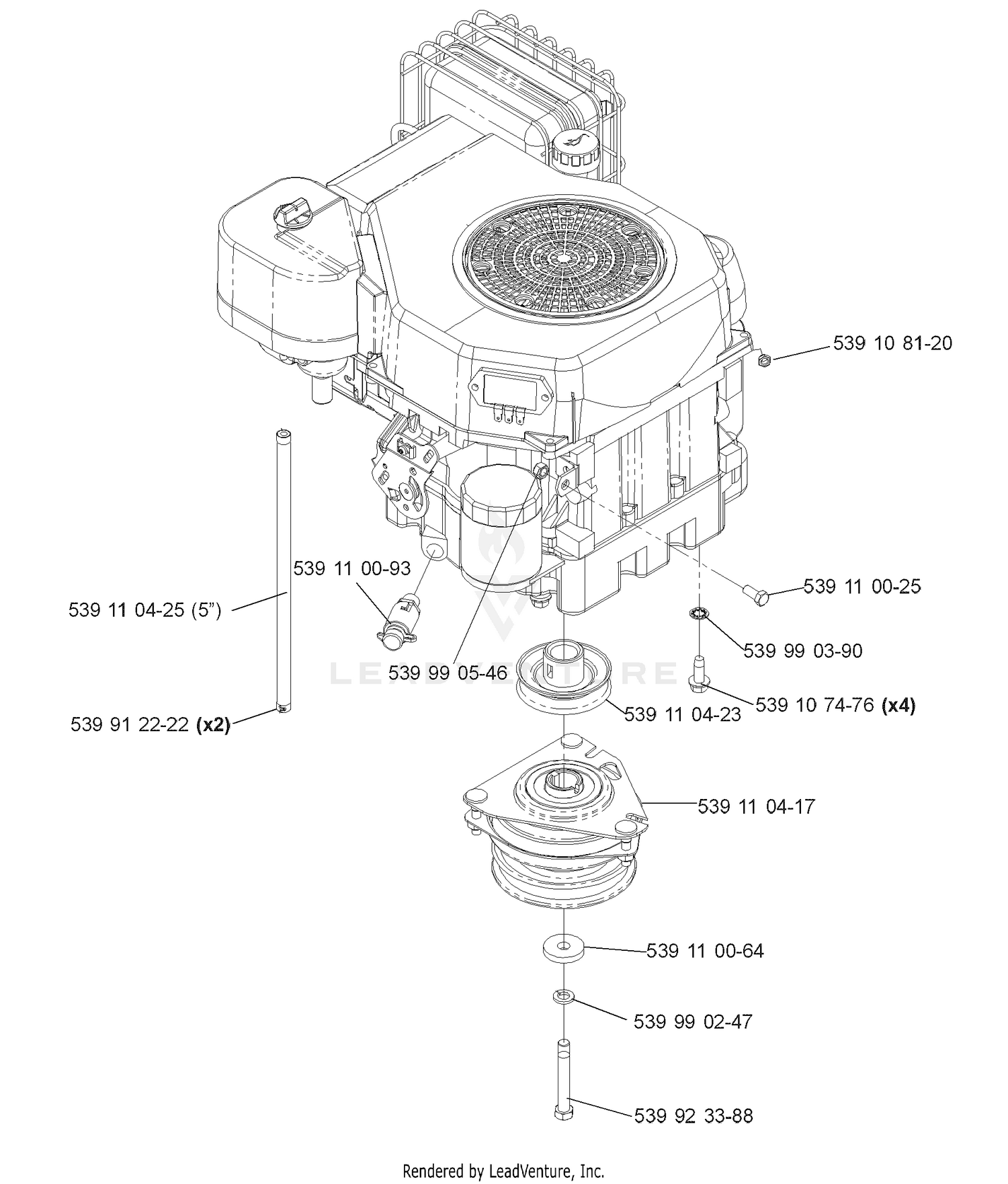 Engine Assembly (18 Hp) Kohler