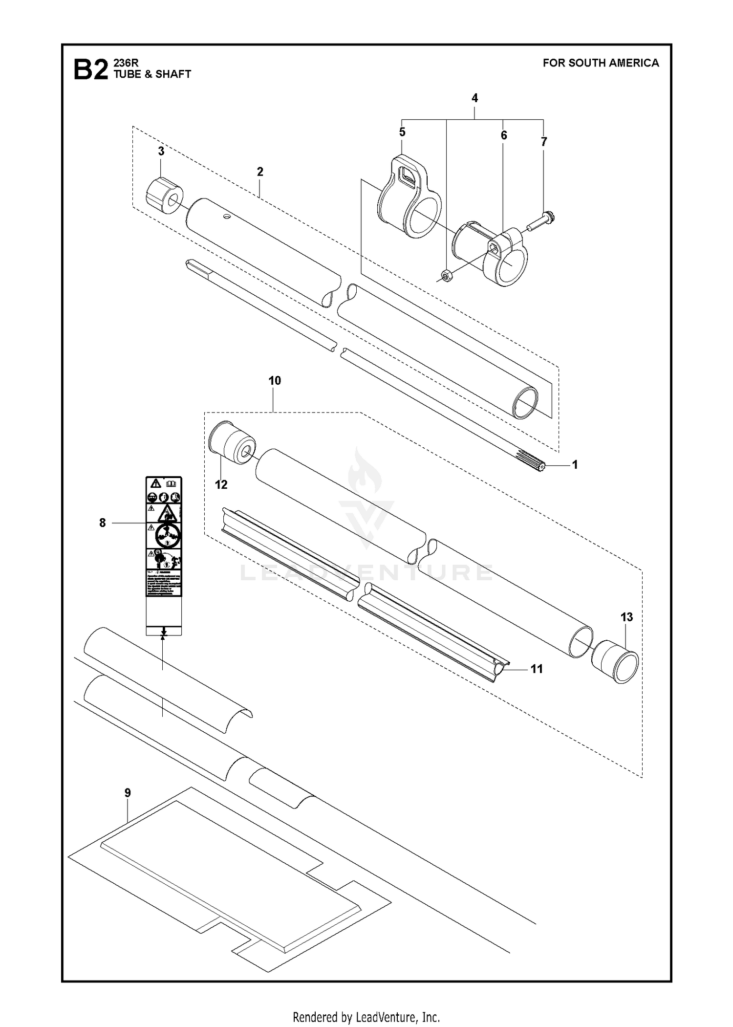 TUBE & SHAFT for South America