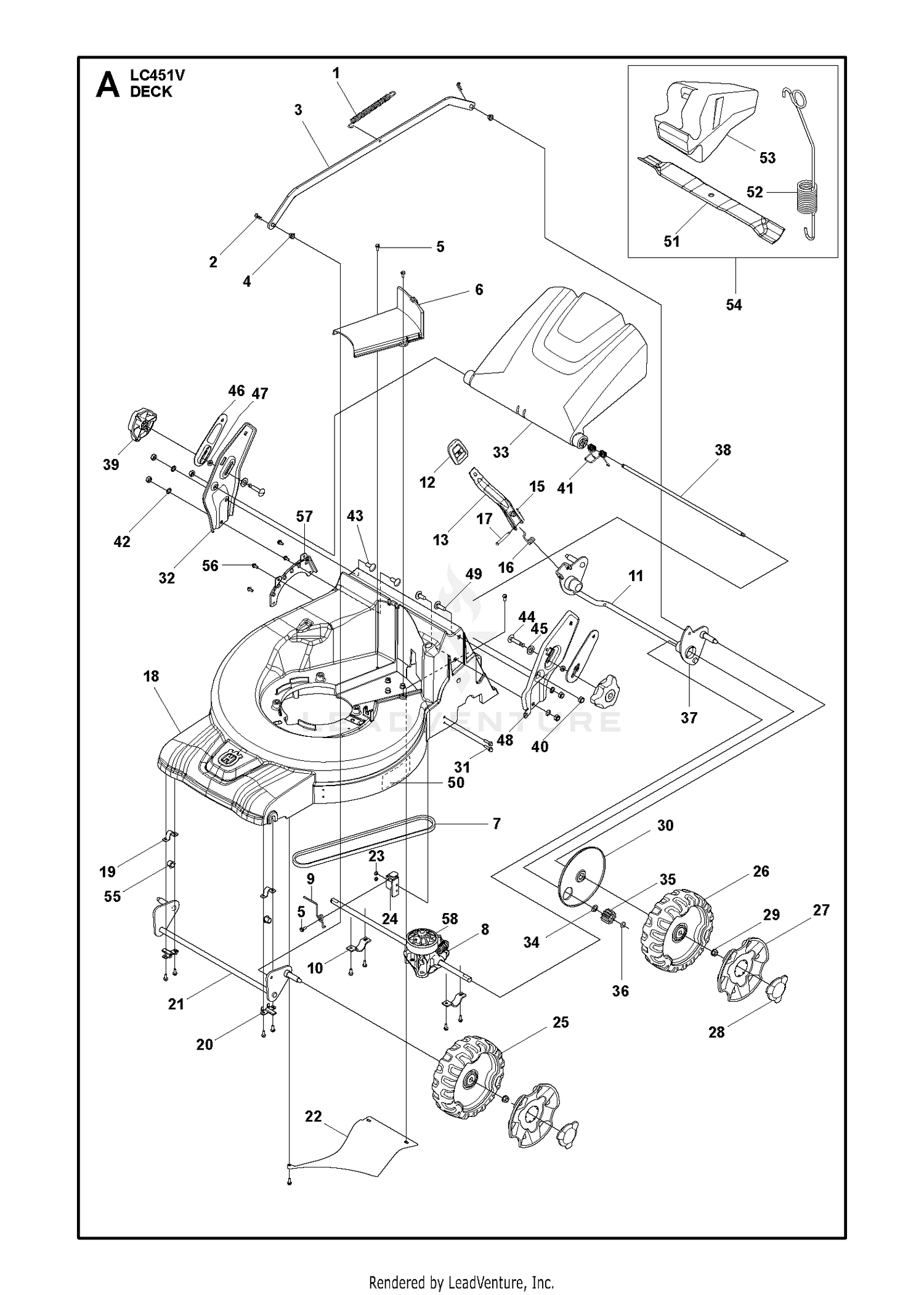 MOWER DECK / CUTTING DECK