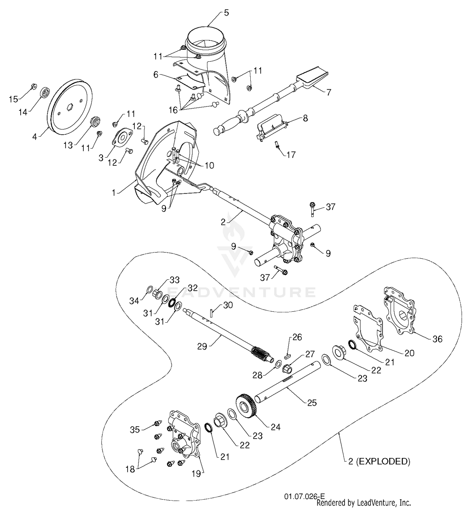 AUGER HOUSING & IMPELLER 4