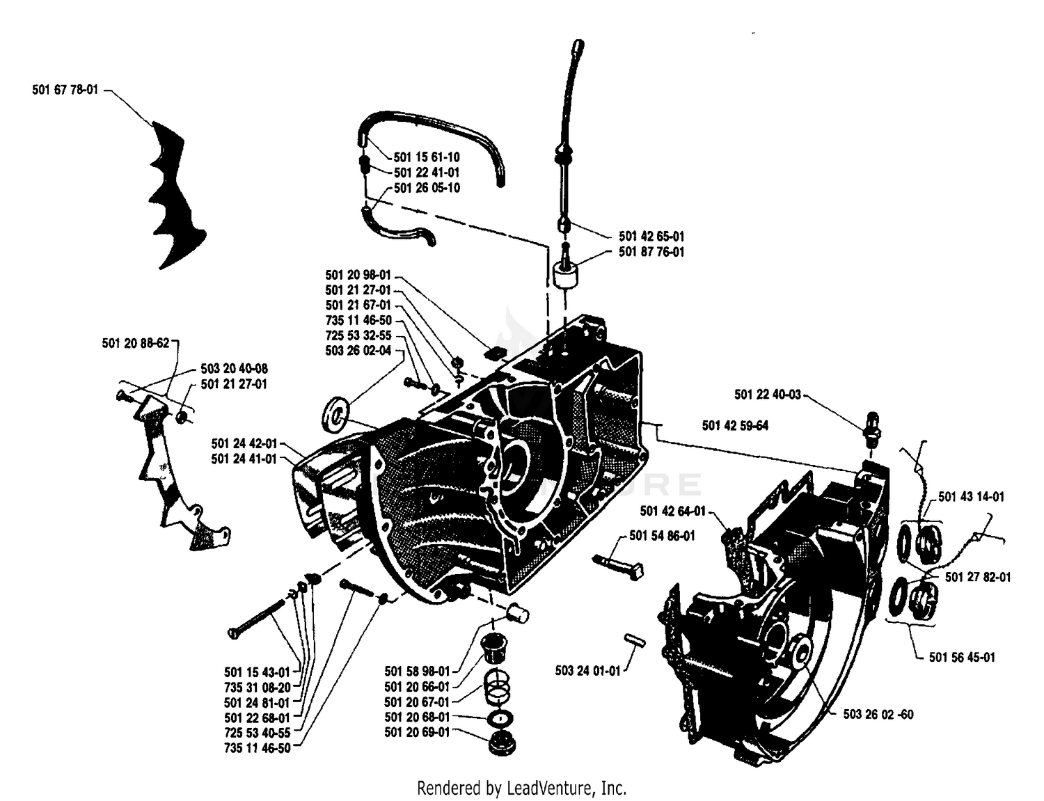 Crankcase / Tank Assembly