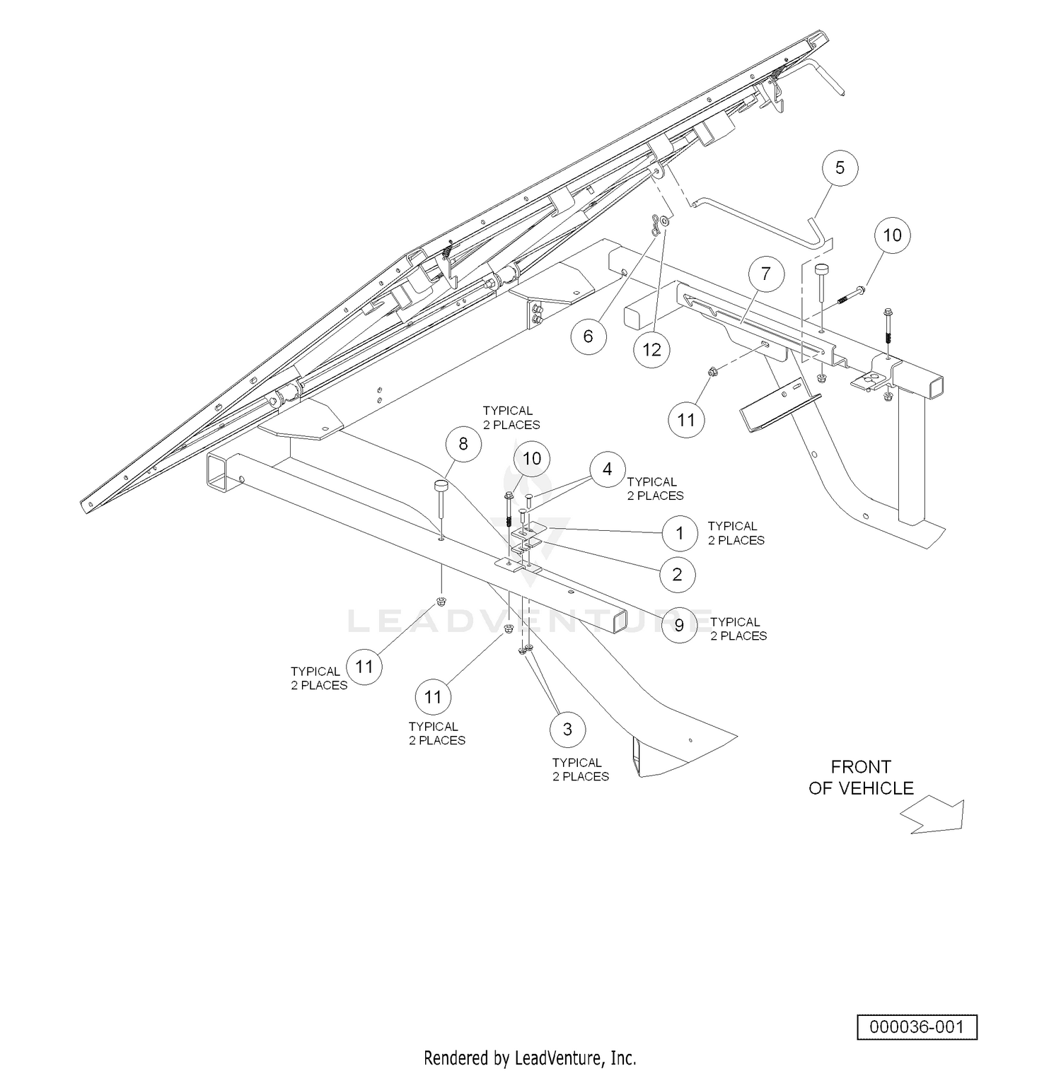 Latch Plate and Prop Rod
