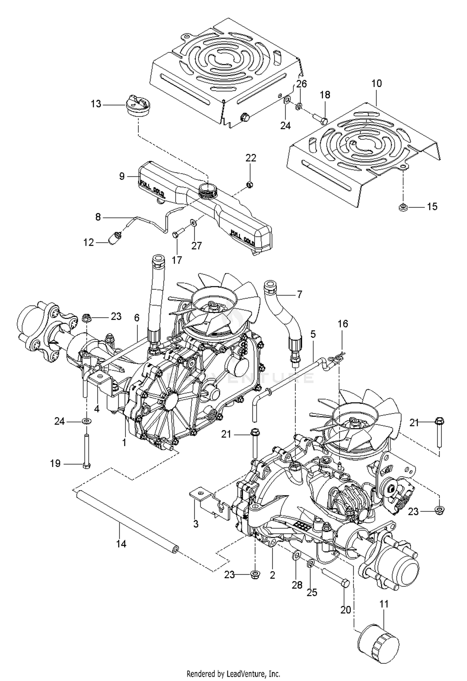 HYDRAULIC PUMP - MOTOR