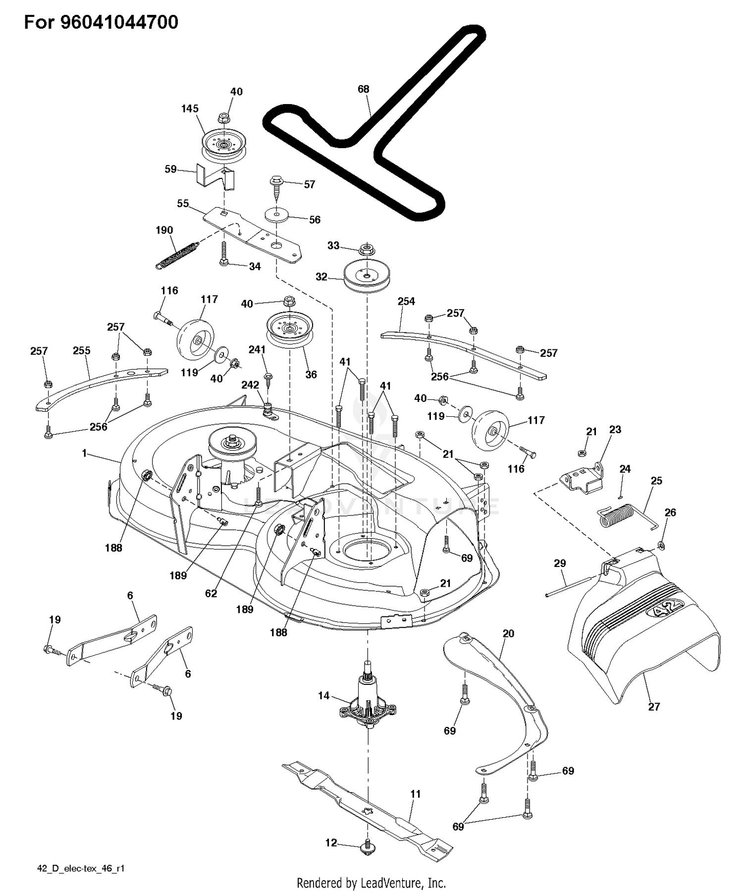 MOWER DECK / CUTTING DECK