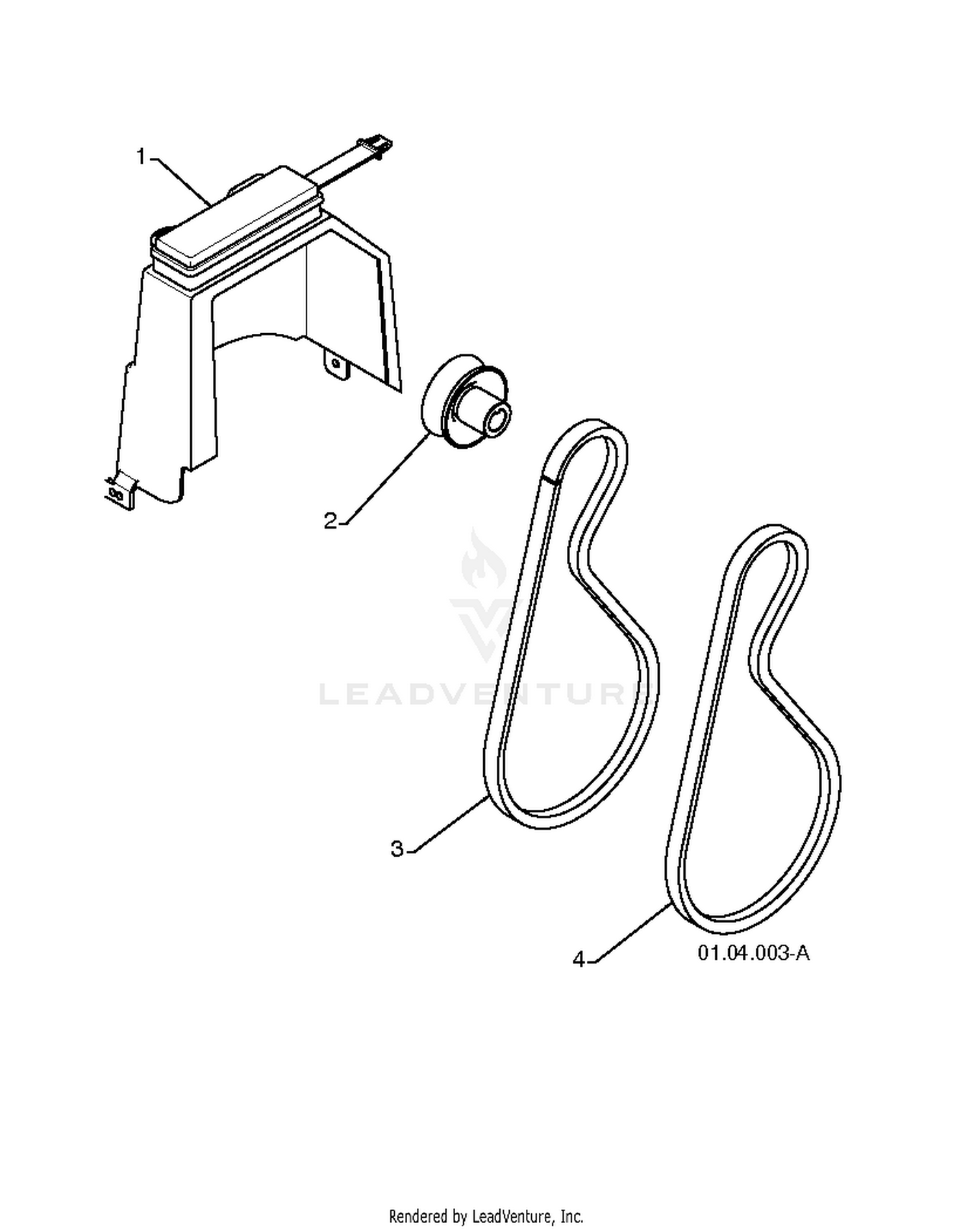 CHASSIS, ENGINE & PULLEYS