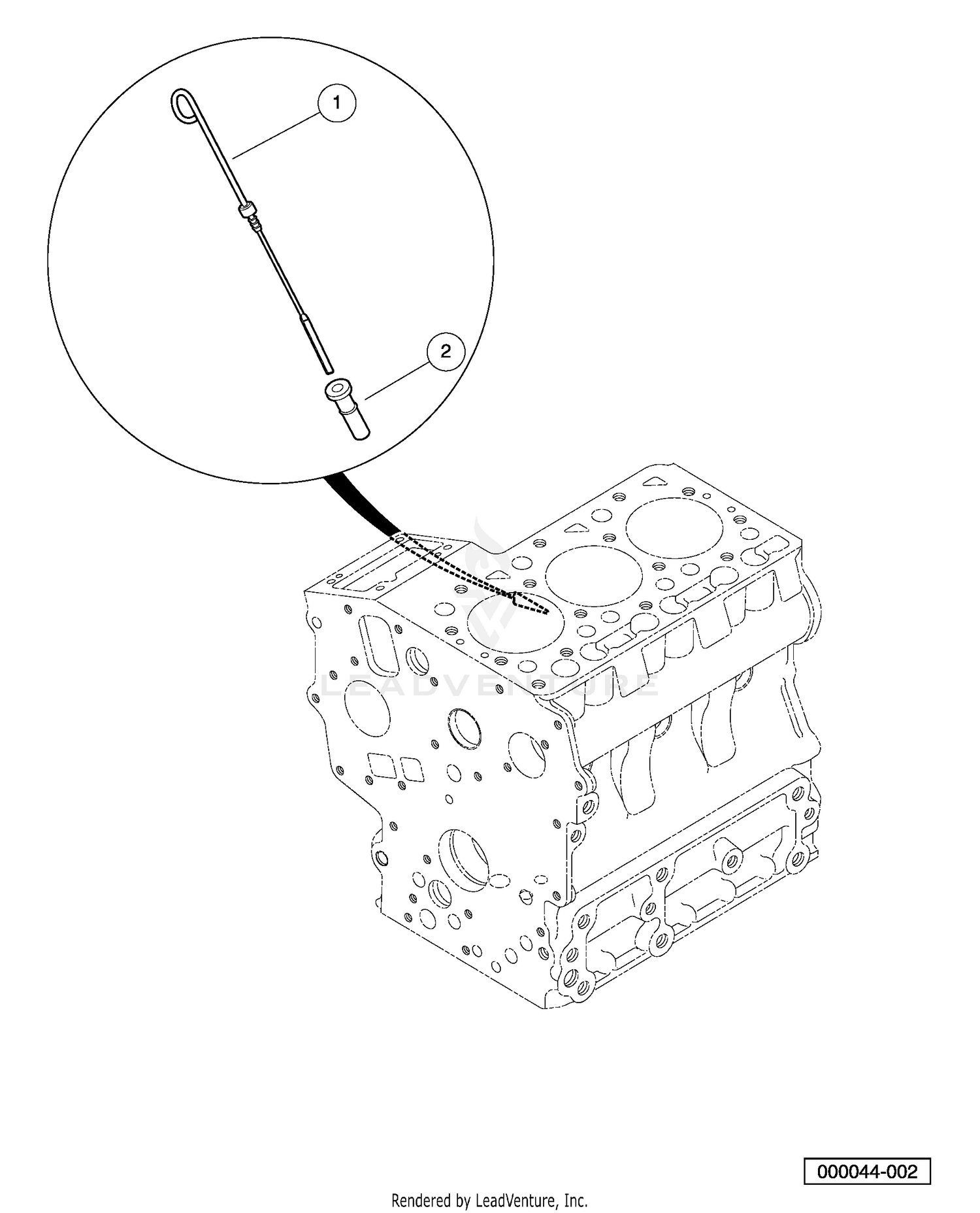 Dipstick and Guide