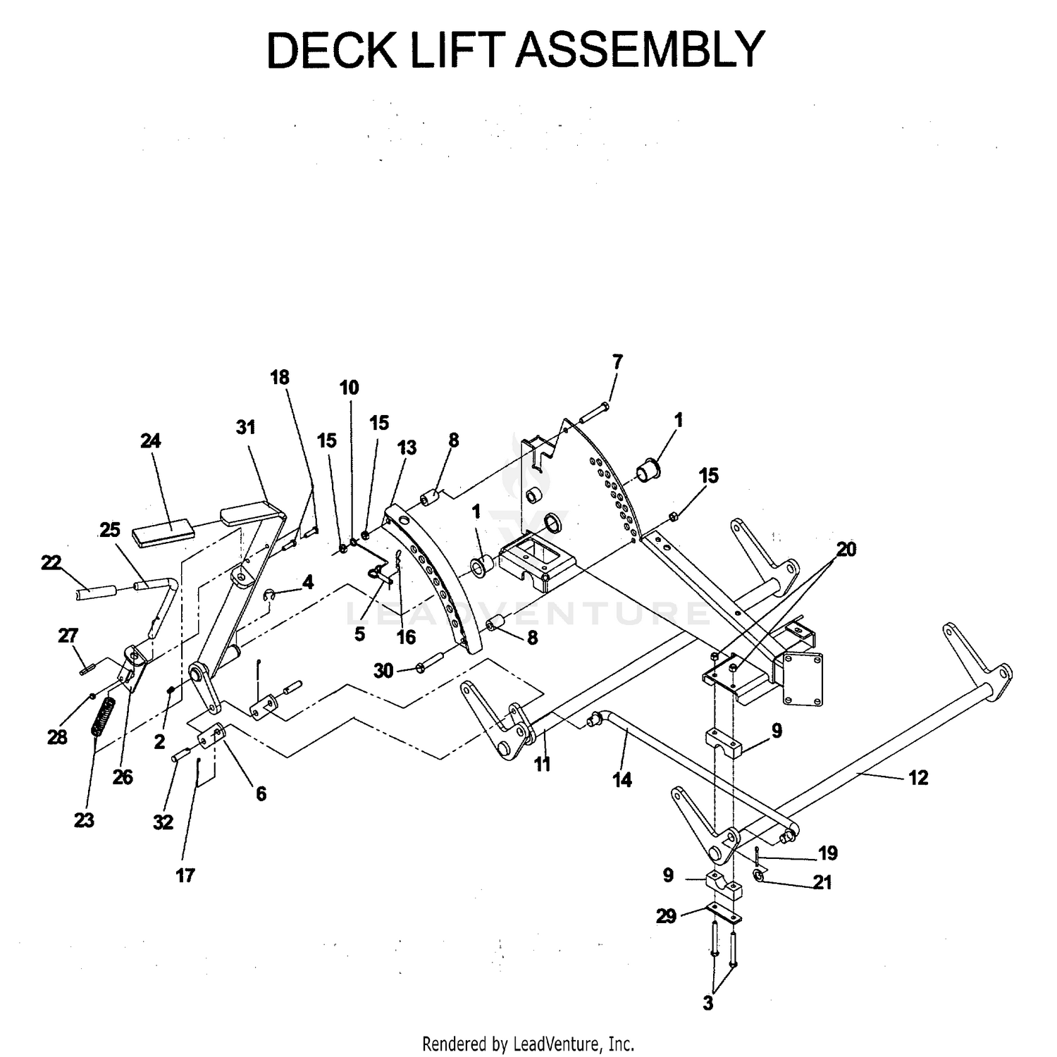 MOWER LIFT / DECK LIFT