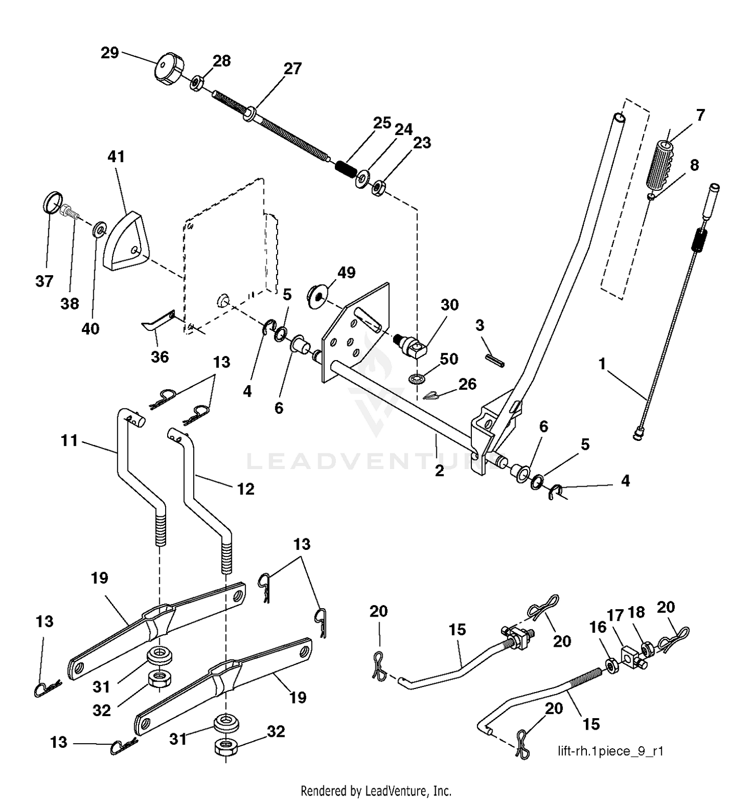 MOWER LIFT / DECK LIFT
