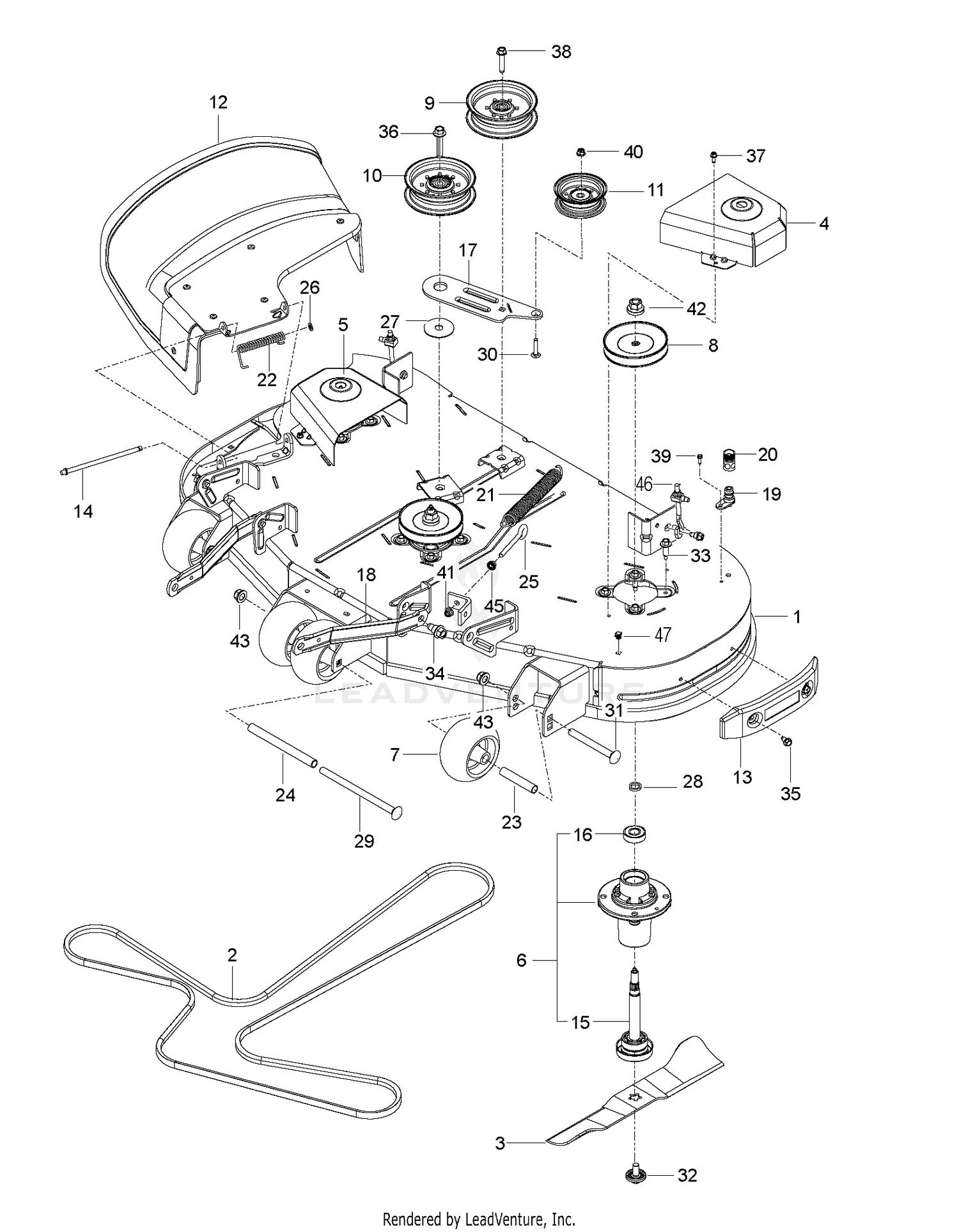 MOWER DECK / CUTTING DECK