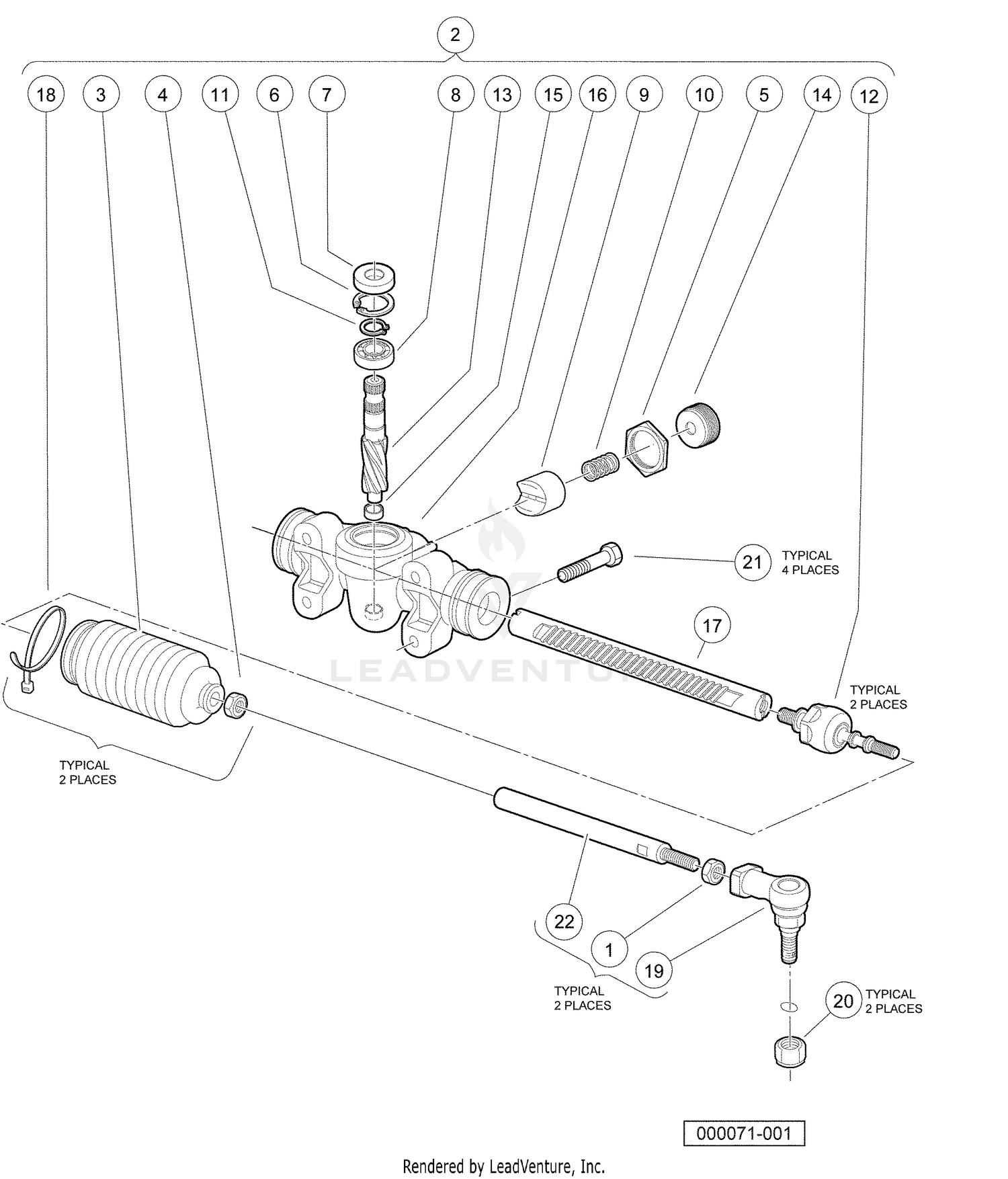 Steering Gear Assembly