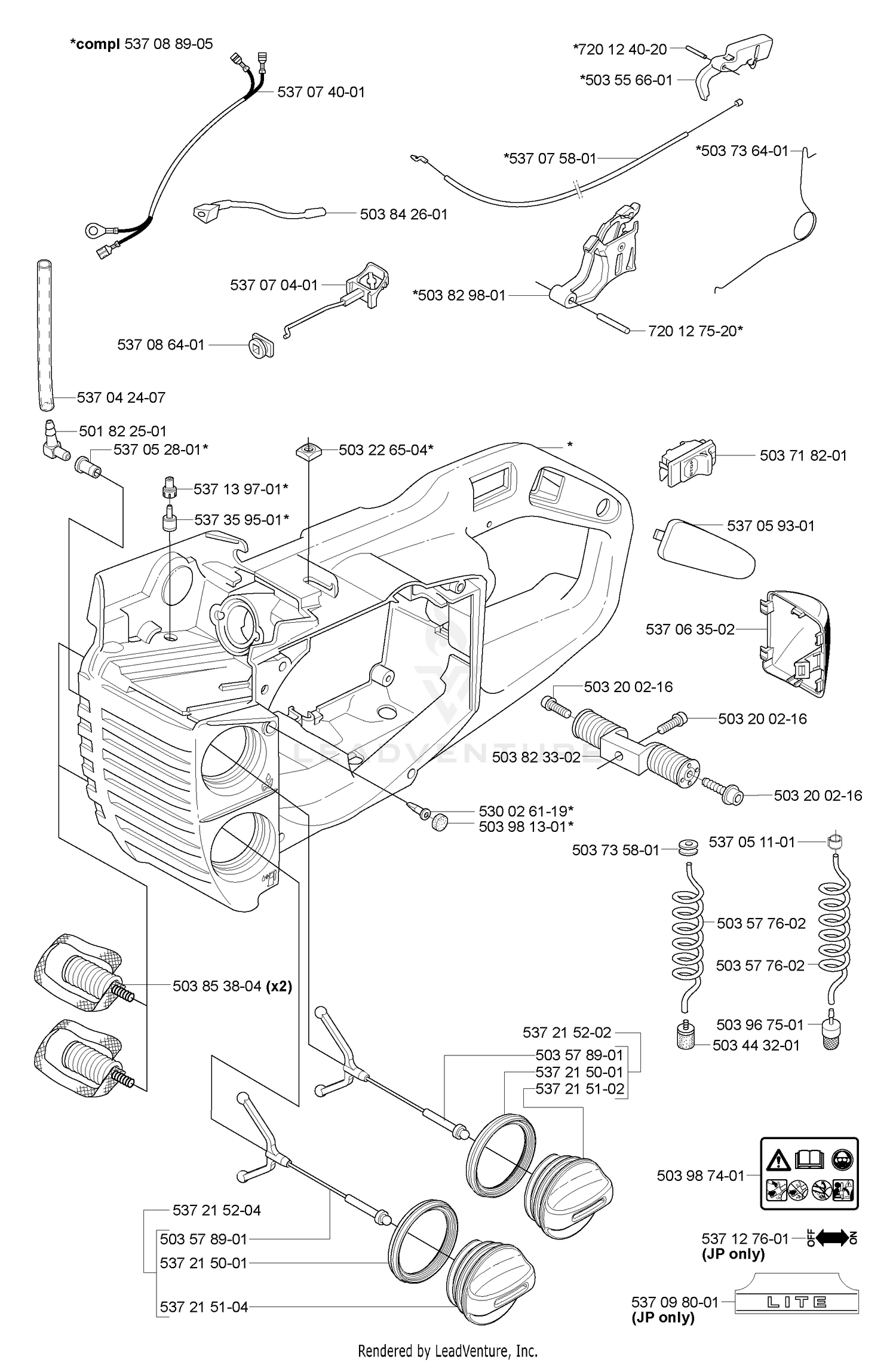 Tank / Rear Handle
