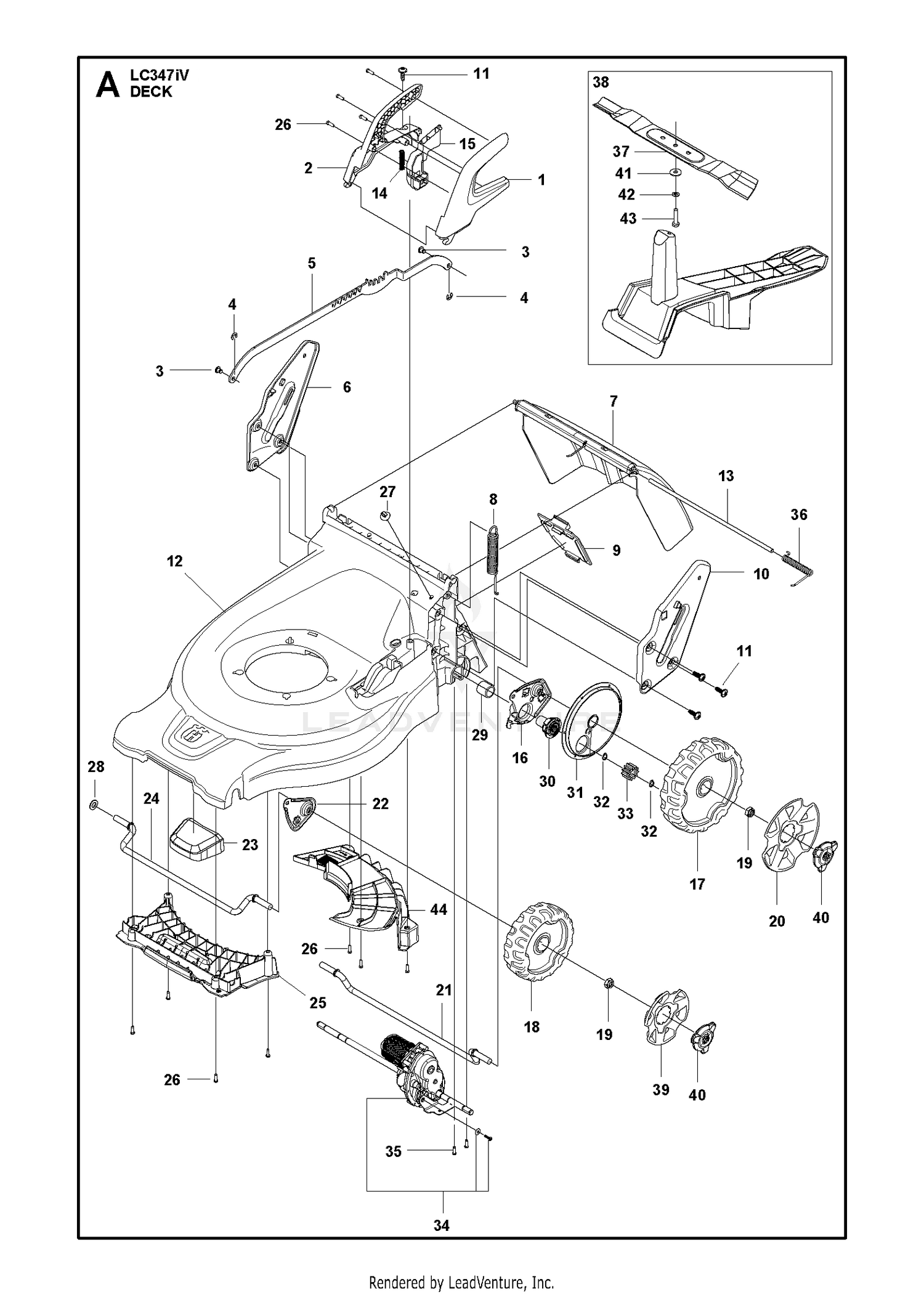 MOWER DECK / CUTTING DECK