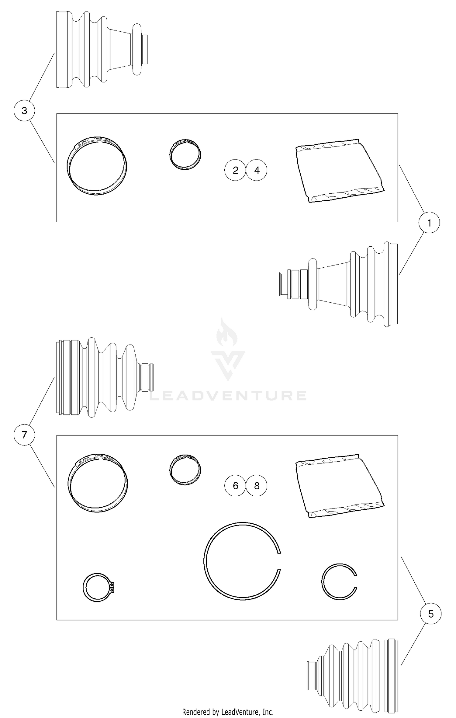 CV Boot Repair Kits