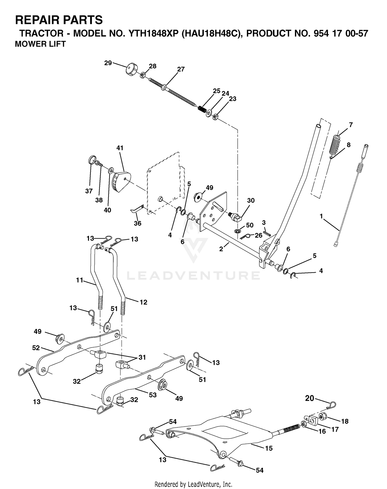 MOWER LIFT / DECK LIFT