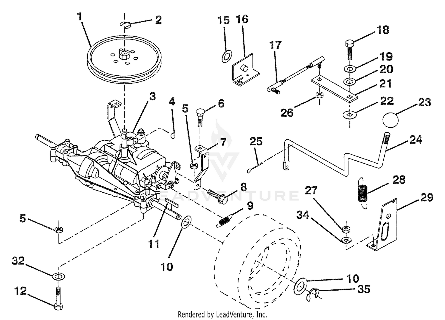 Mower Lift Lever (Part 2)