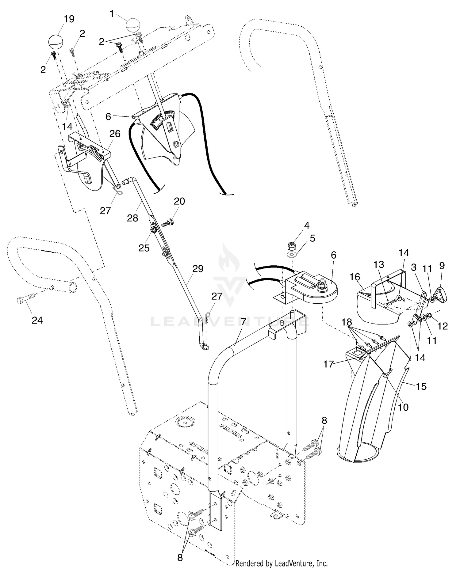 Control Panel / Discharge Chute