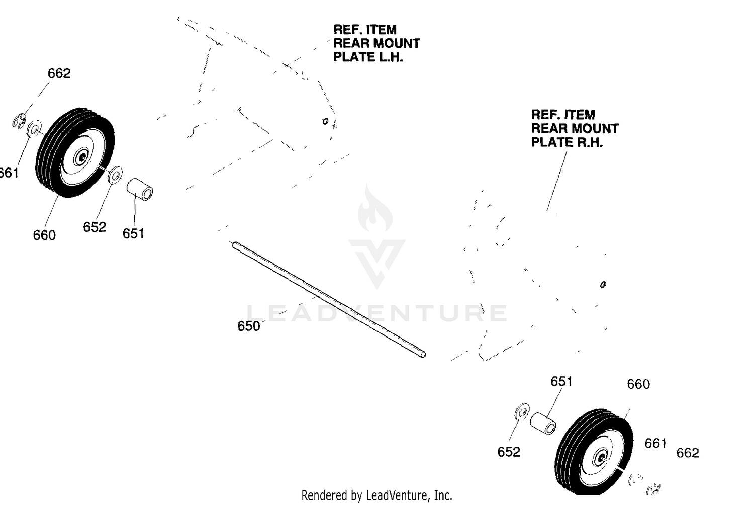Wheel Assembly Repair Parts