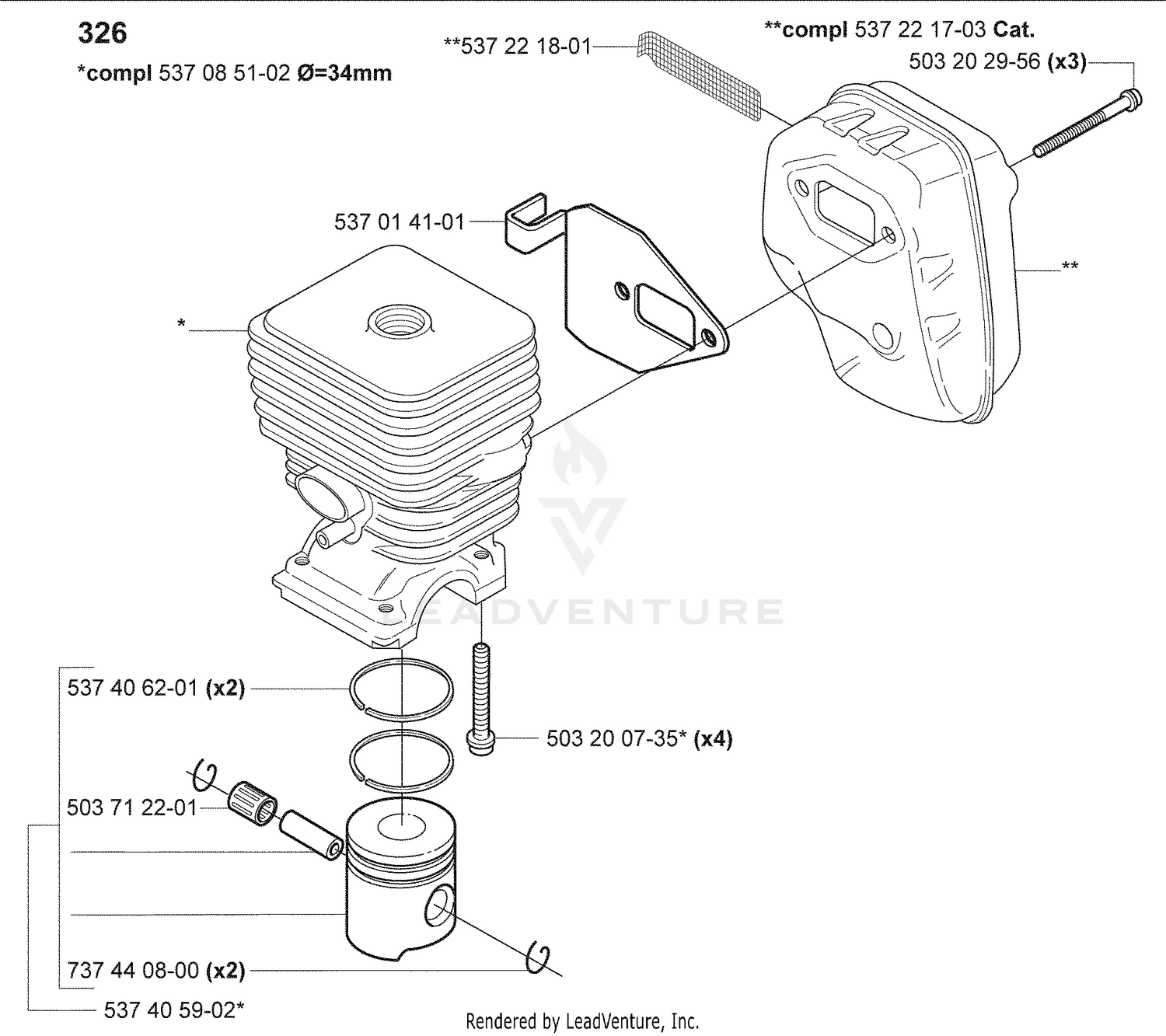 Cylinder / Muffler