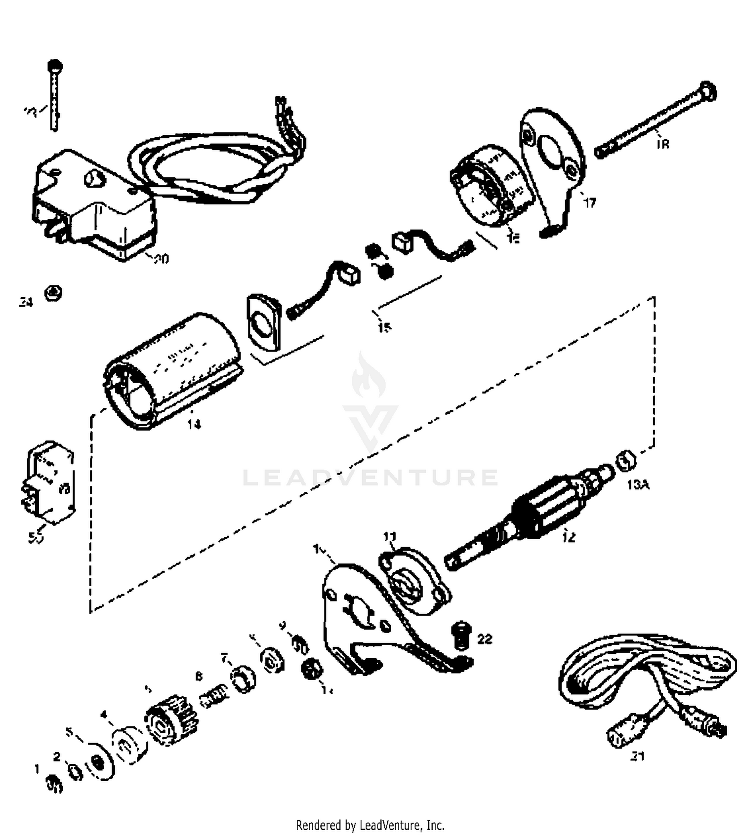 Electric Starter Motor Kit (590670)