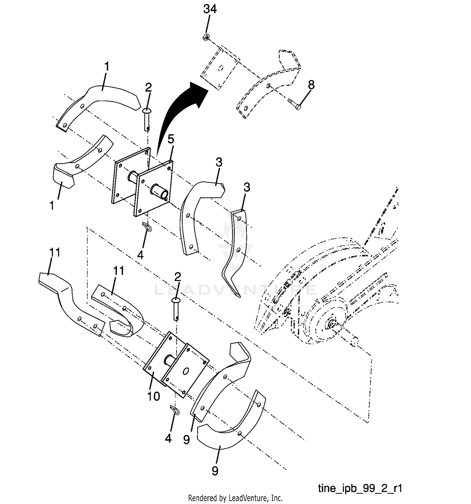 Tine Assembly