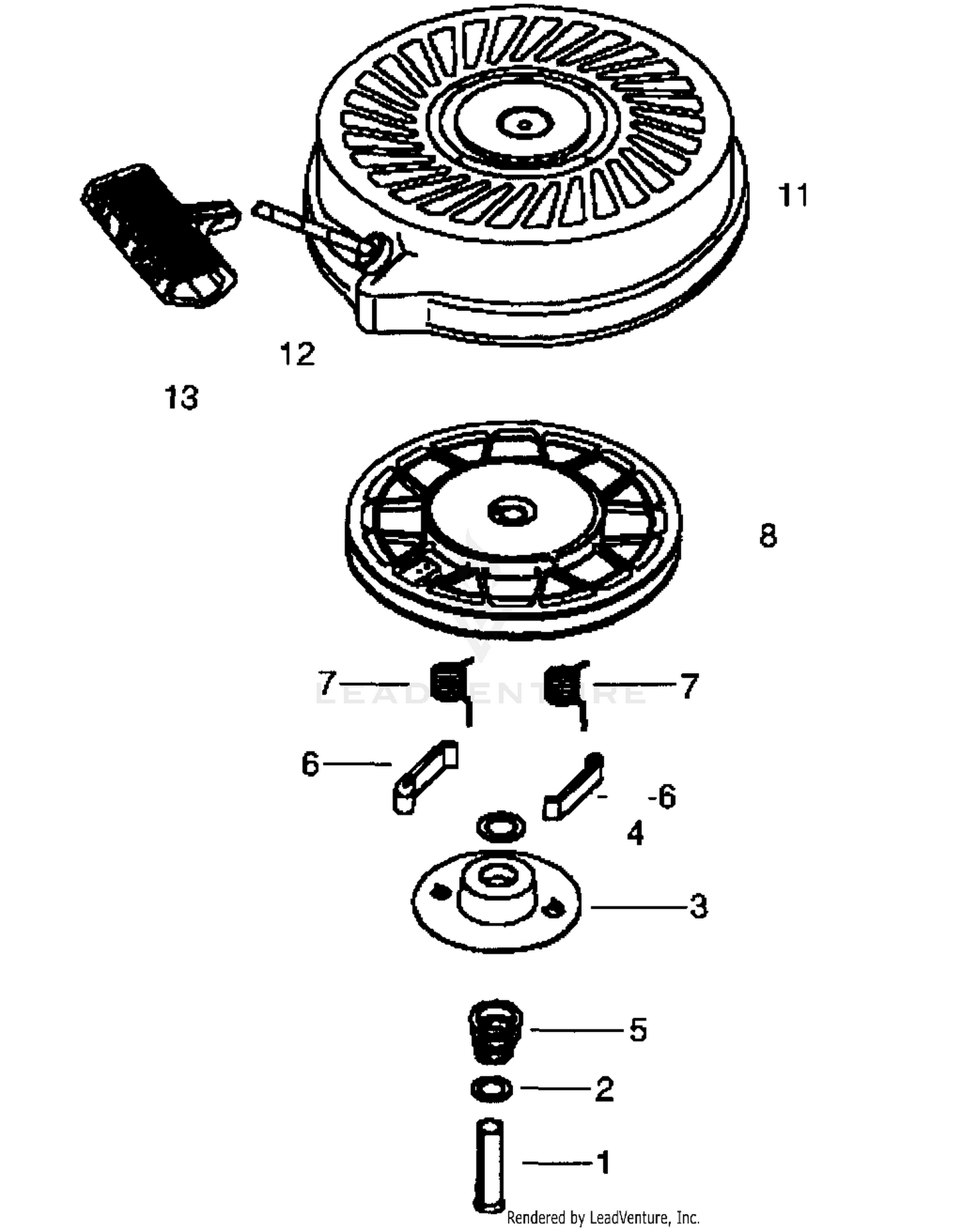 Rewind Starter (590732)