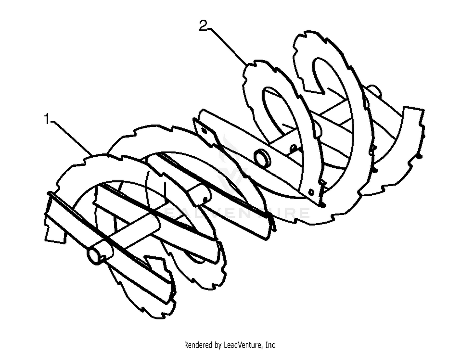 AUGER HOUSING & IMPELLER