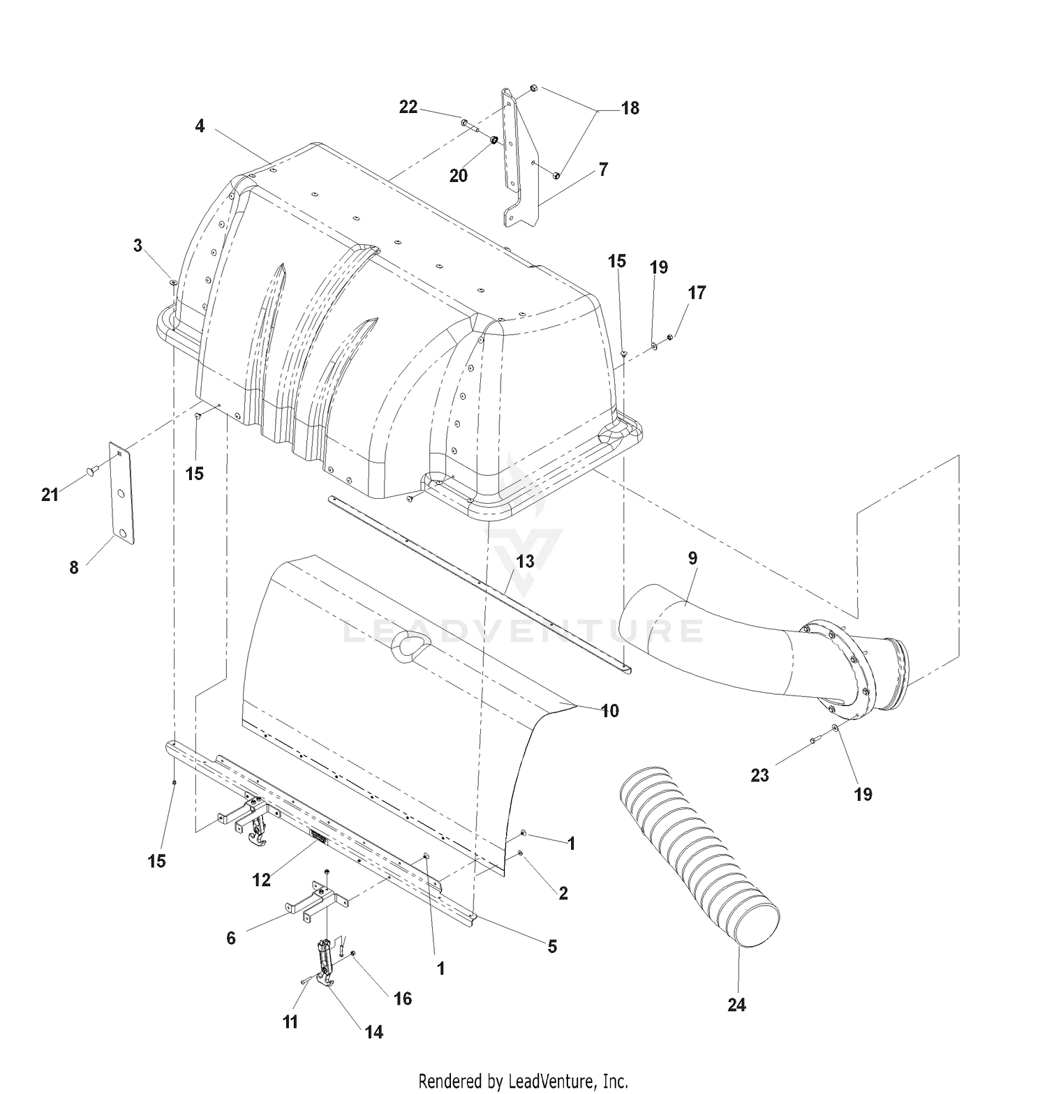 Accessories HCS9 - 539 111280 Hood Assembly