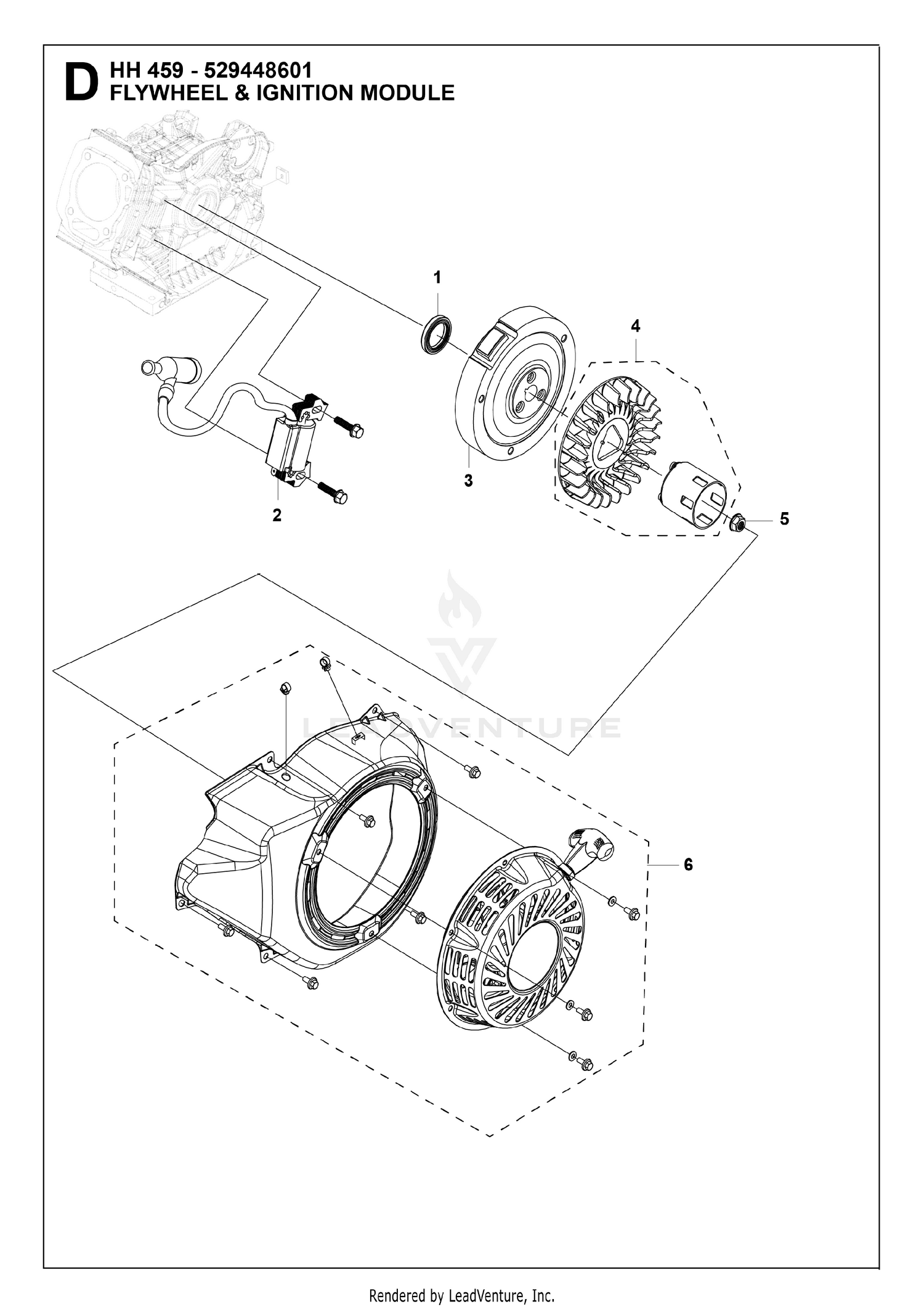 FLYWHEEL & IGNITION ASSY