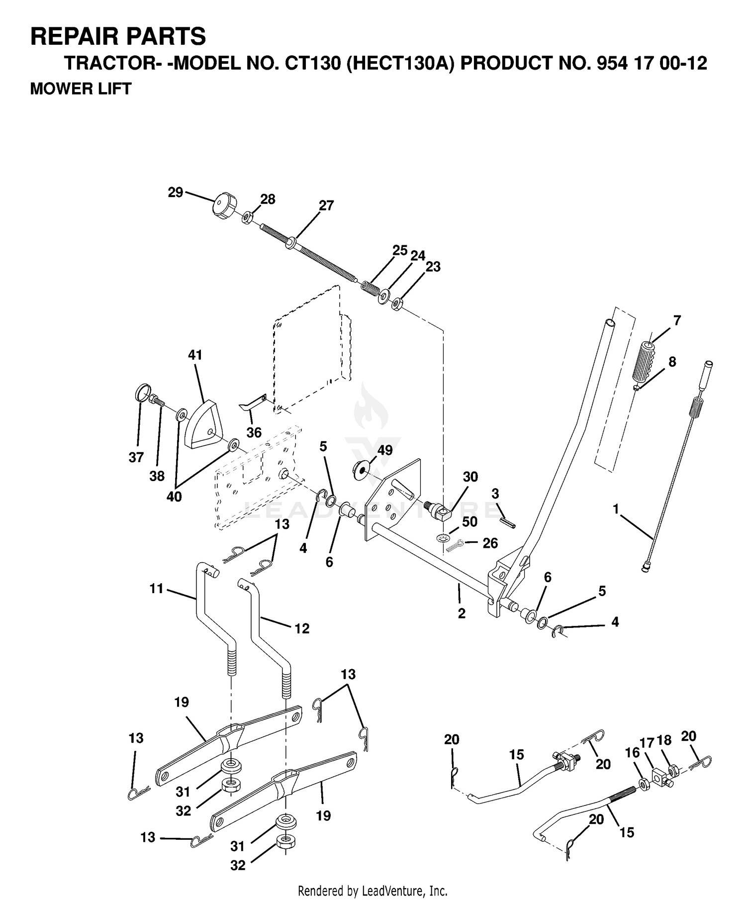 MOWER LIFT / DECK LIFT