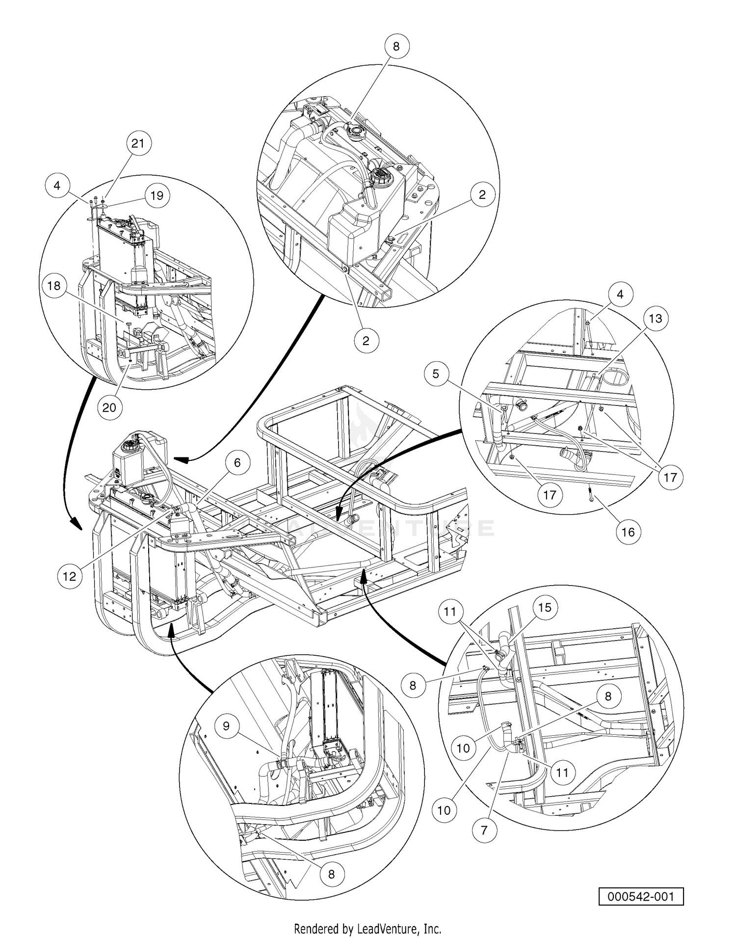COOLING SYSTEM CLAMPS, HOSES, AND HARDWARE