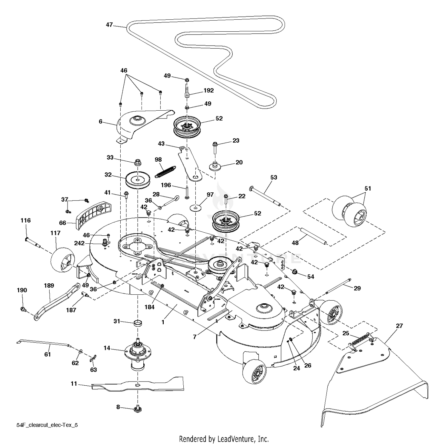 MOWER DECK / CUTTING DECK