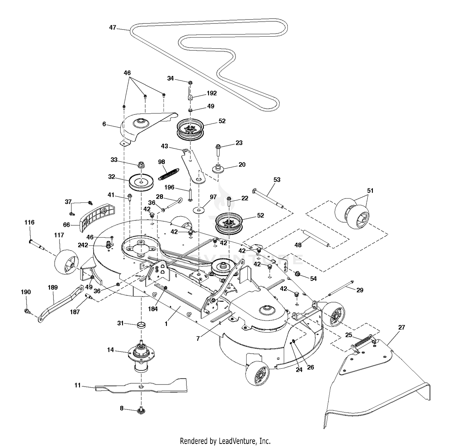 MOWER DECK / CUTTING DECK