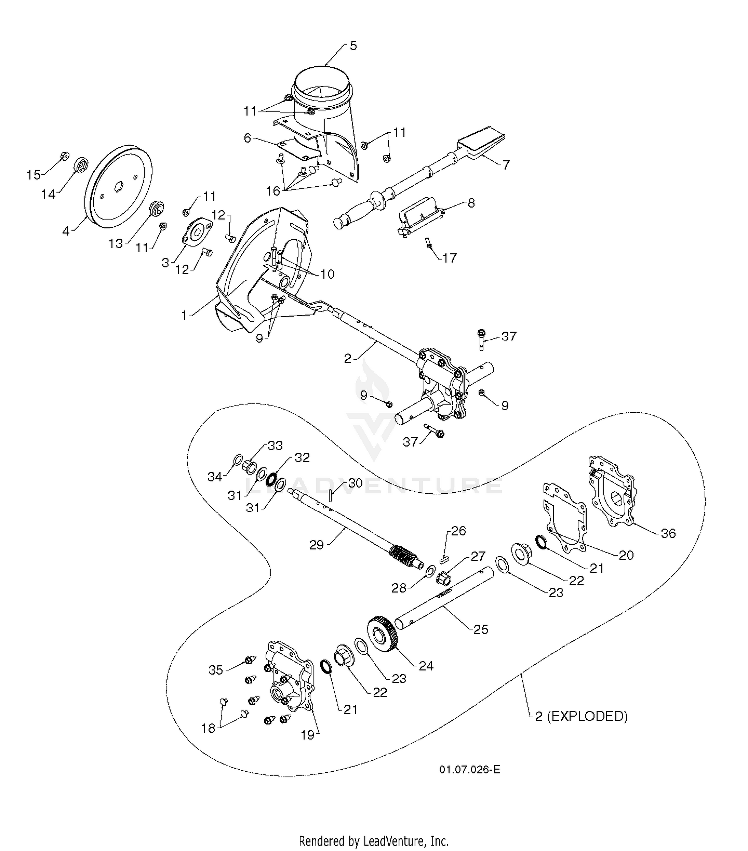 AUGER HOUSING & IMPELLER 4