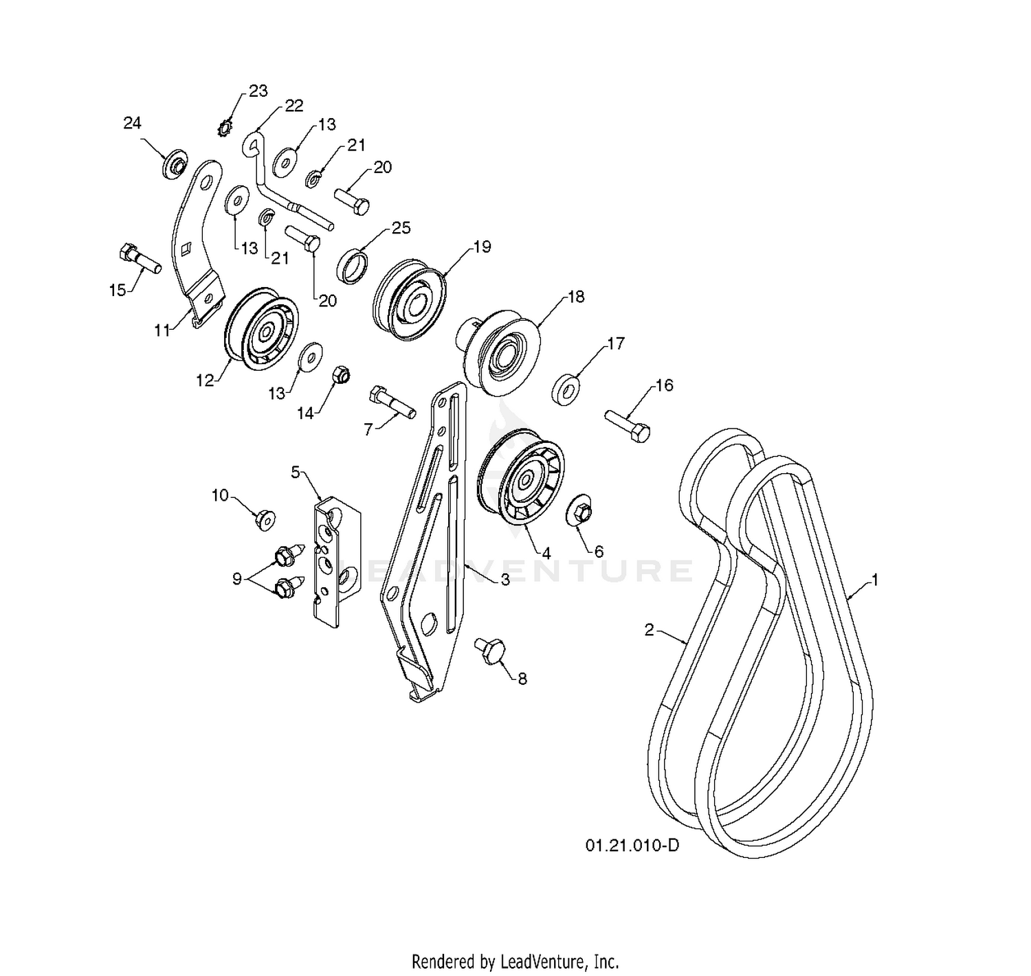 "CHASSIS, ENGINE & PULLEYS" 3