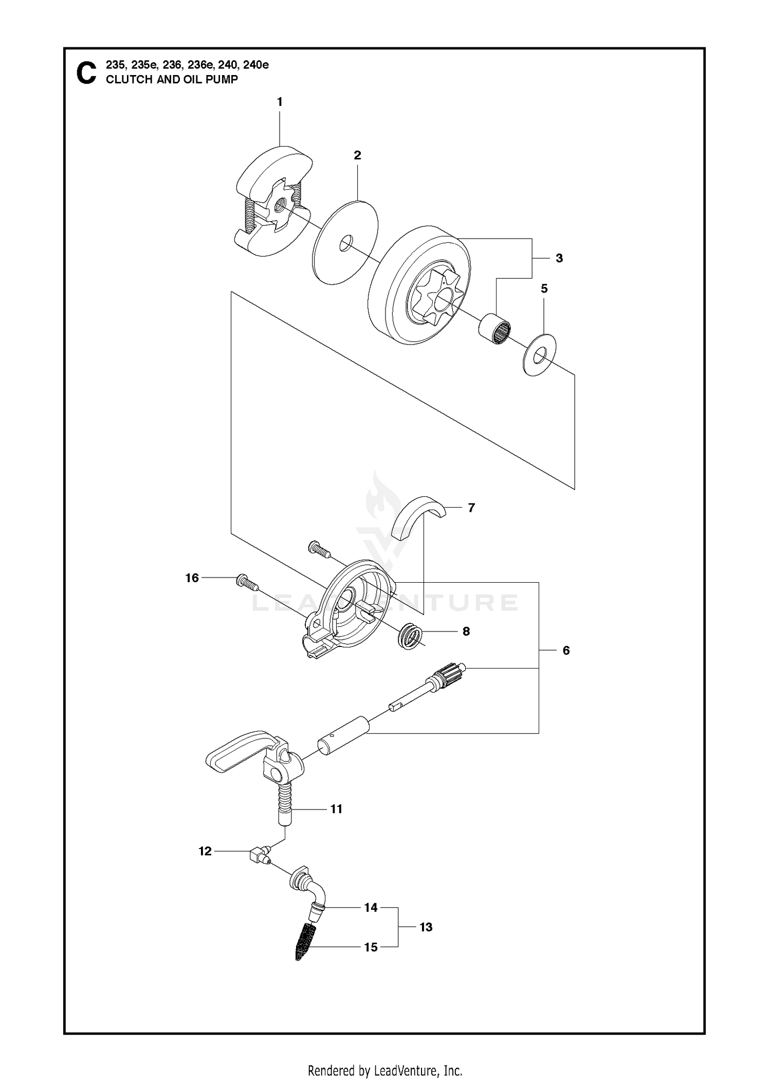 CLUTCH & OIL PUMP