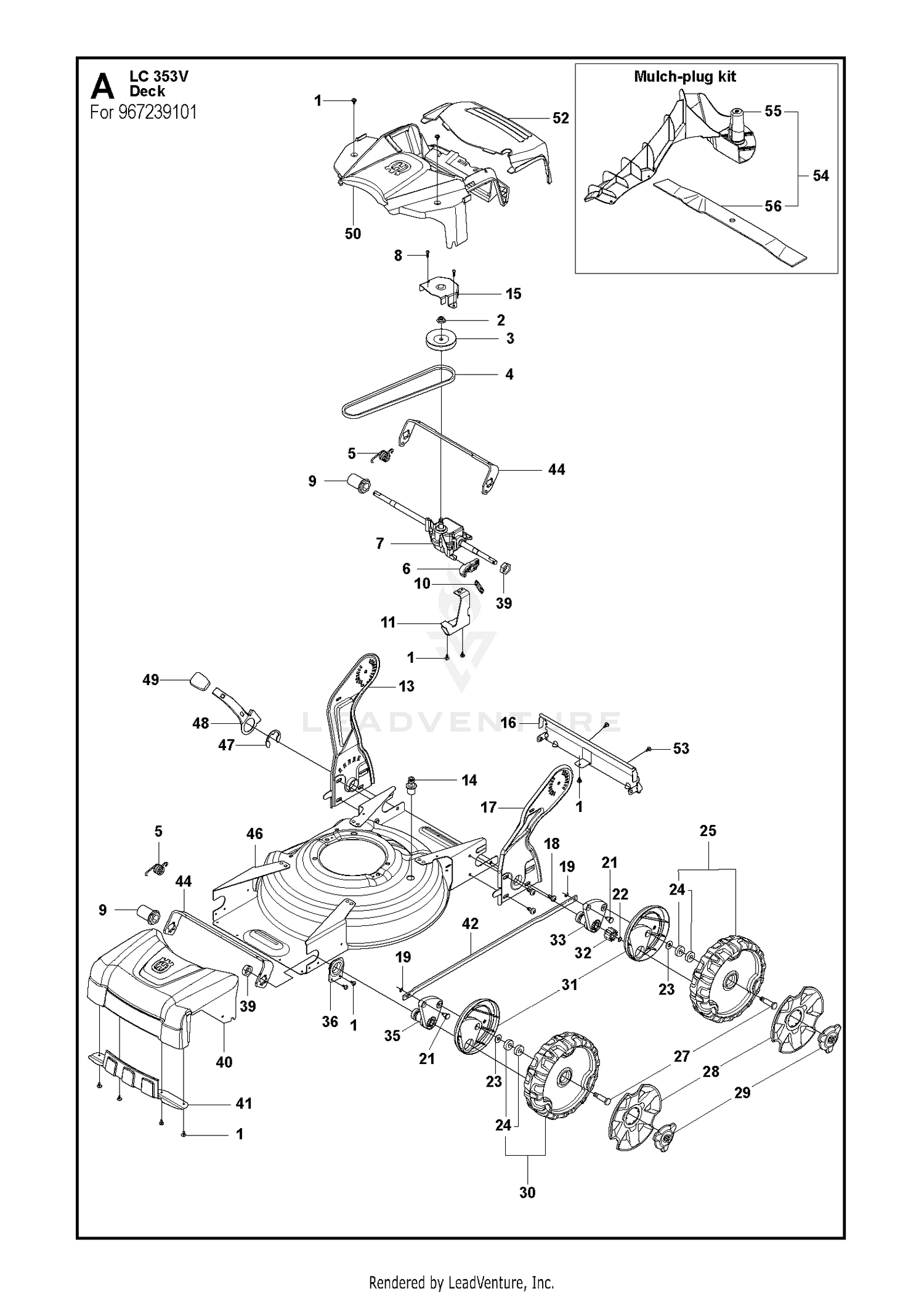MOWER DECK / CUTTING DECK
