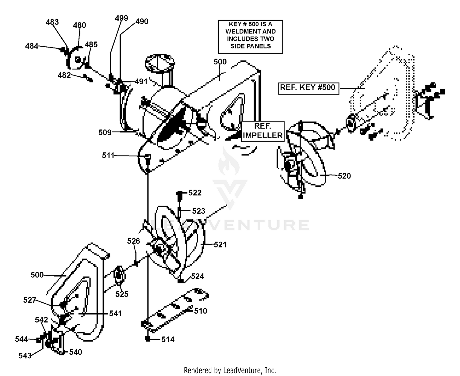 Auger Housing Assembly
