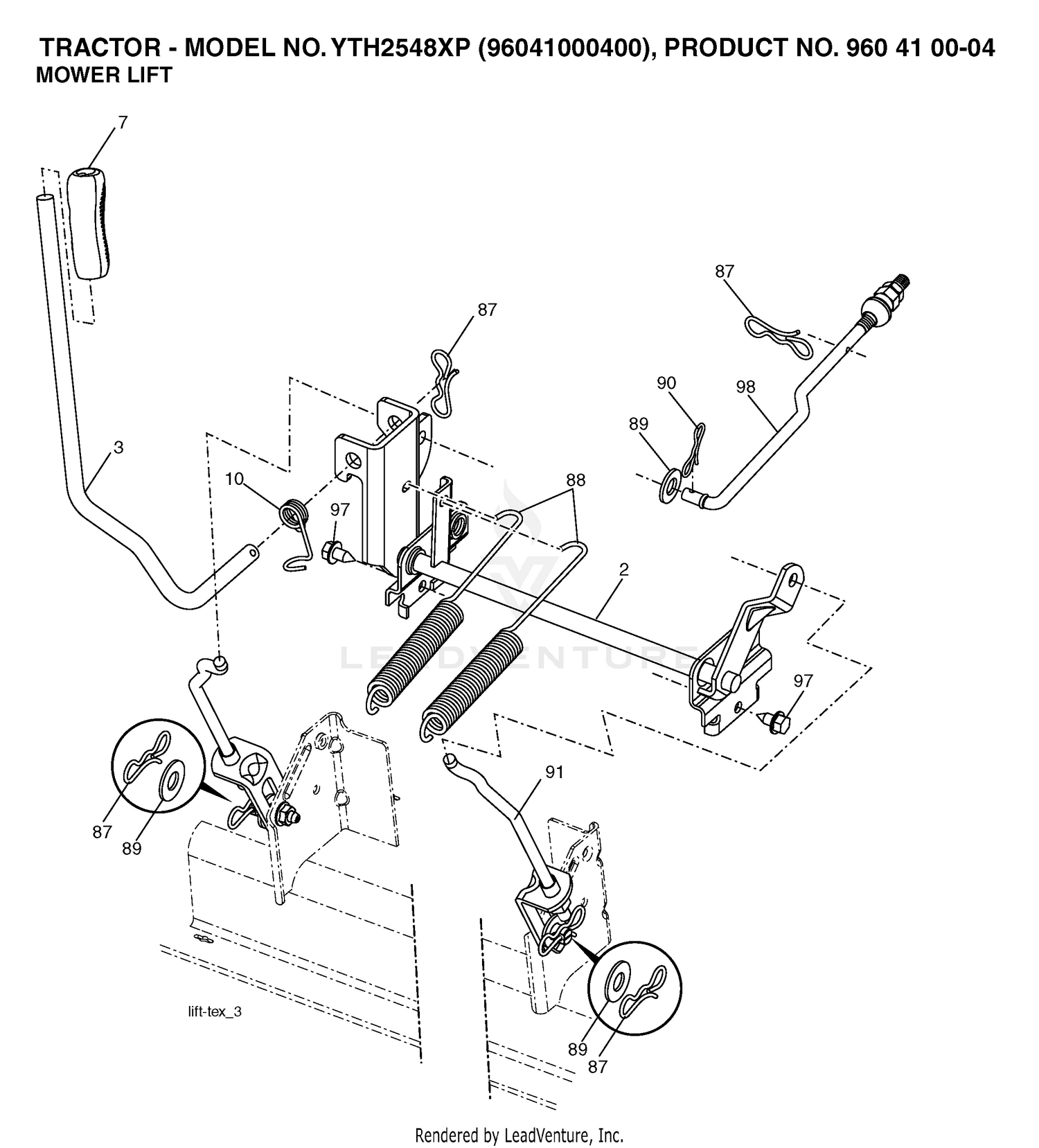 MOWER LIFT / DECK LIFT