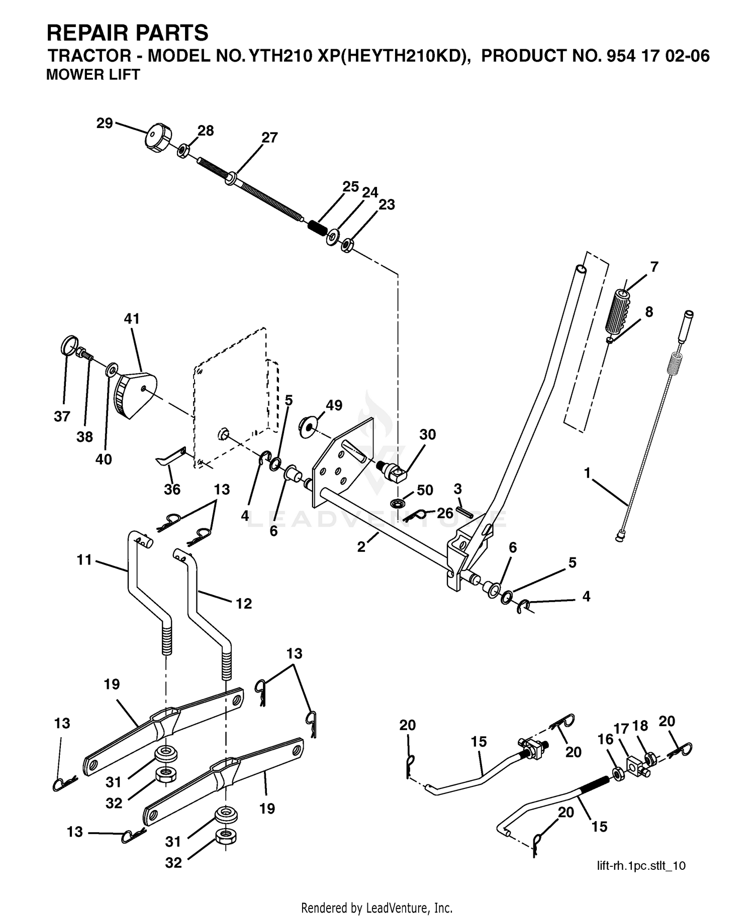 MOWER LIFT / DECK LIFT