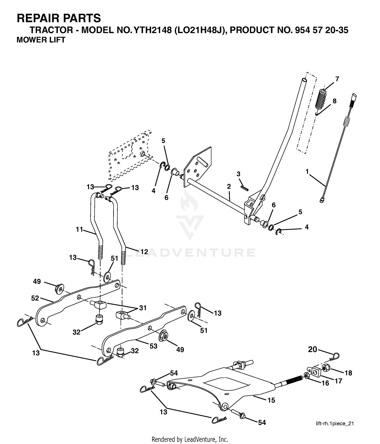 MOWER LIFT / DECK LIFT
