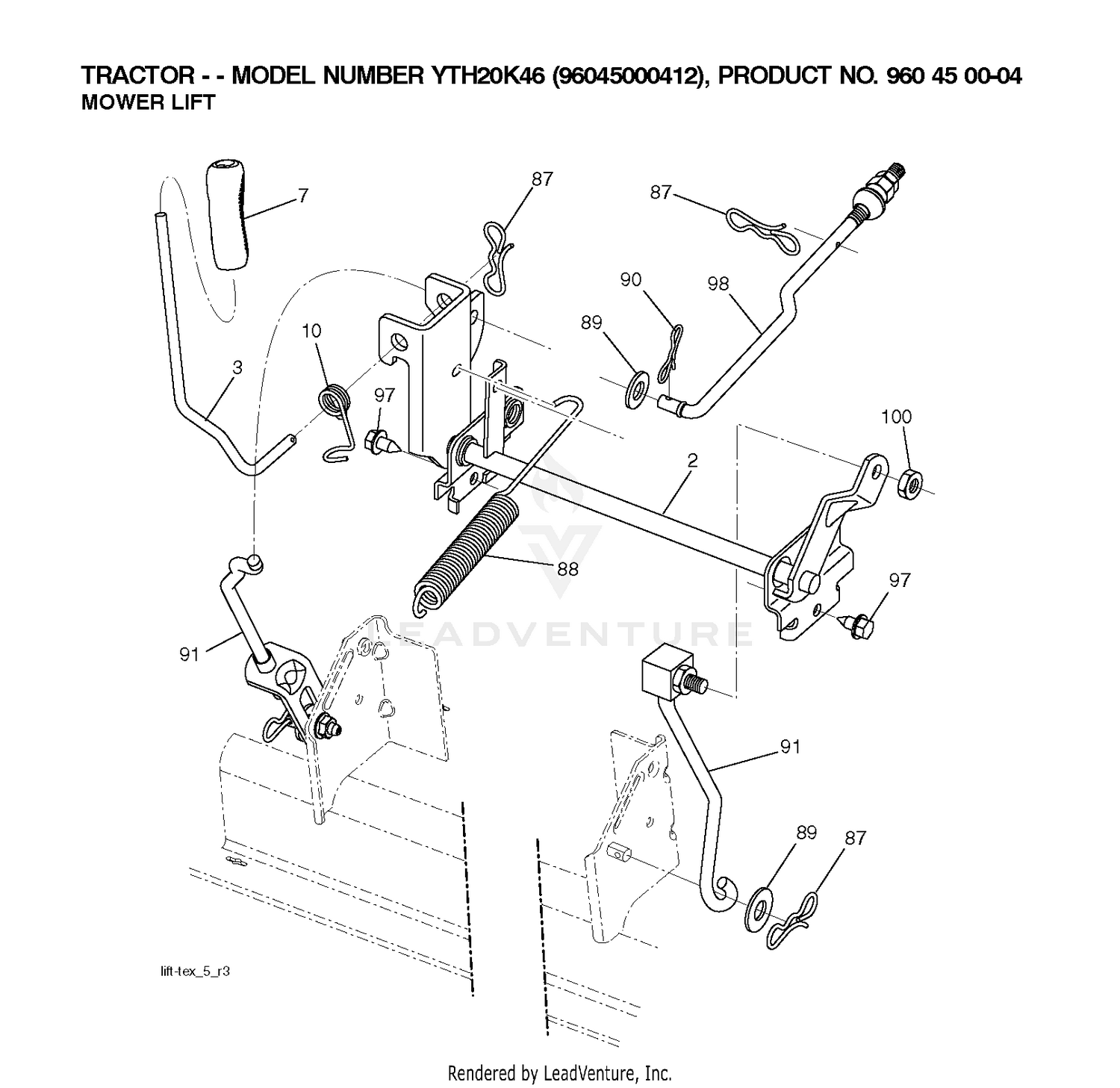 MOWER LIFT / DECK LIFT