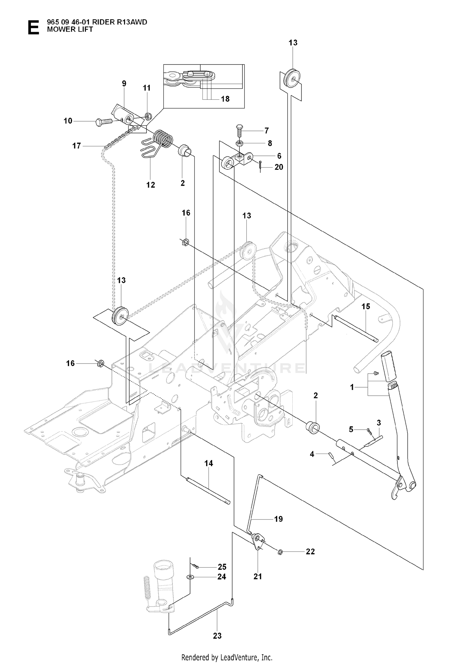 MOWER LIFT / DECK LIFT