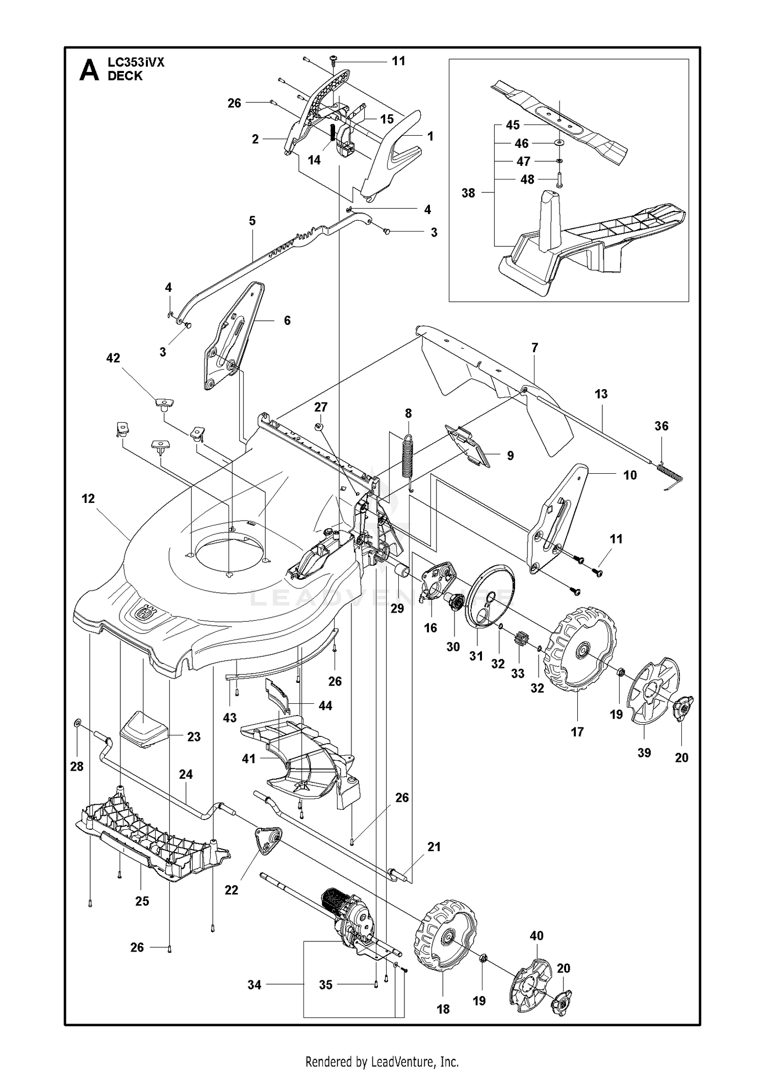 MOWER DECK / CUTTING DECK