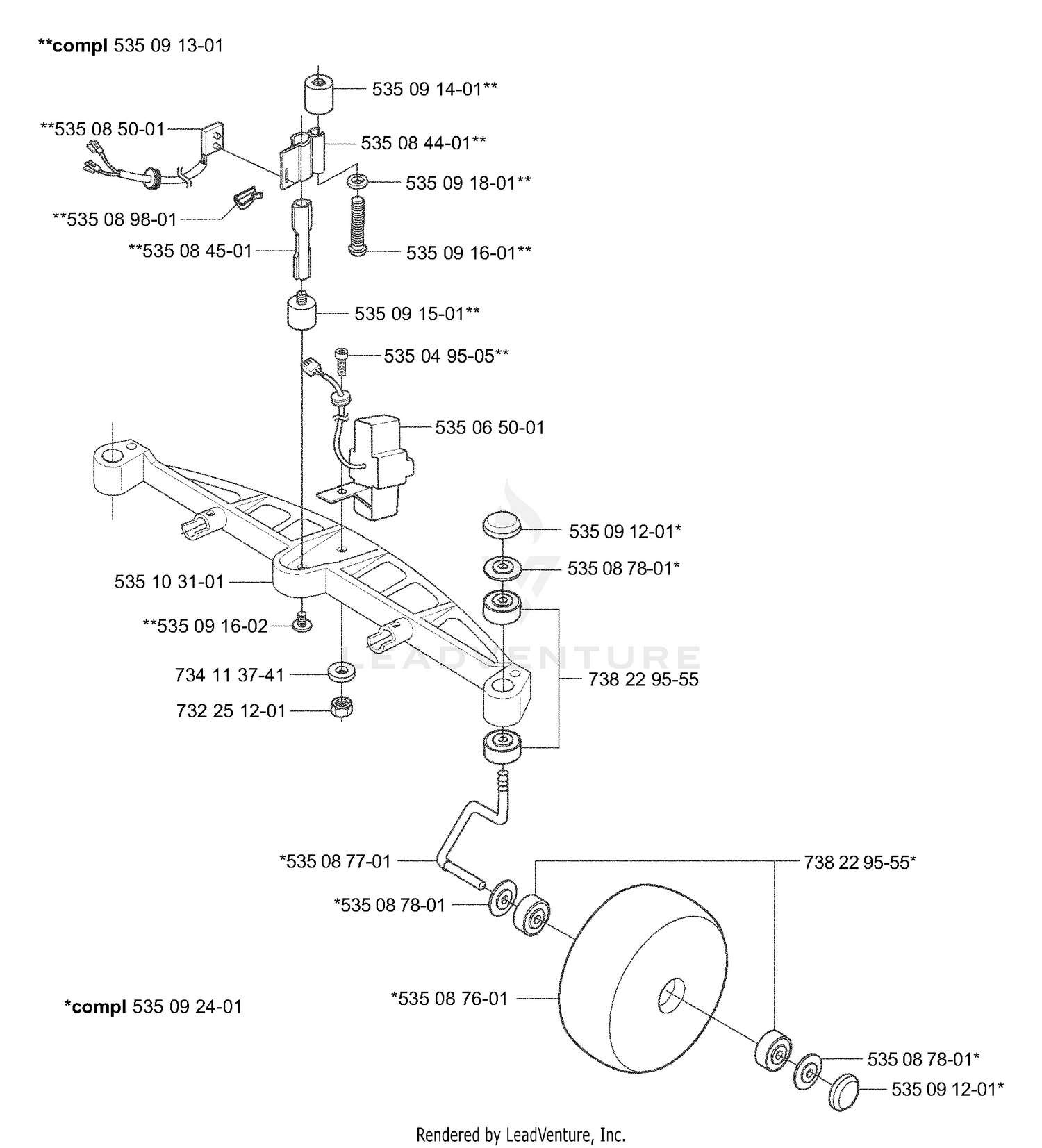 Front Wheels/Axle
