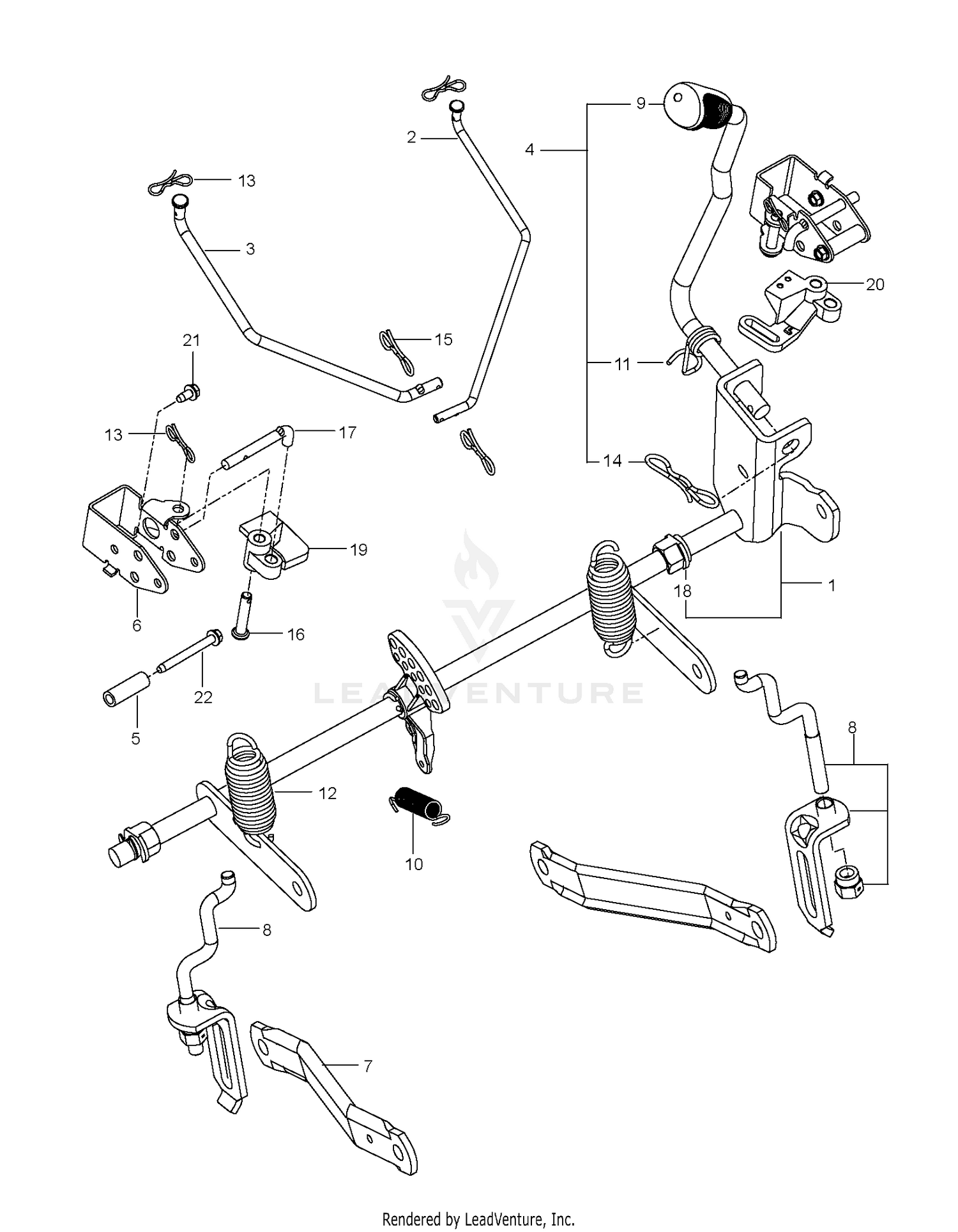 MOWER LIFT / DECK LIFT