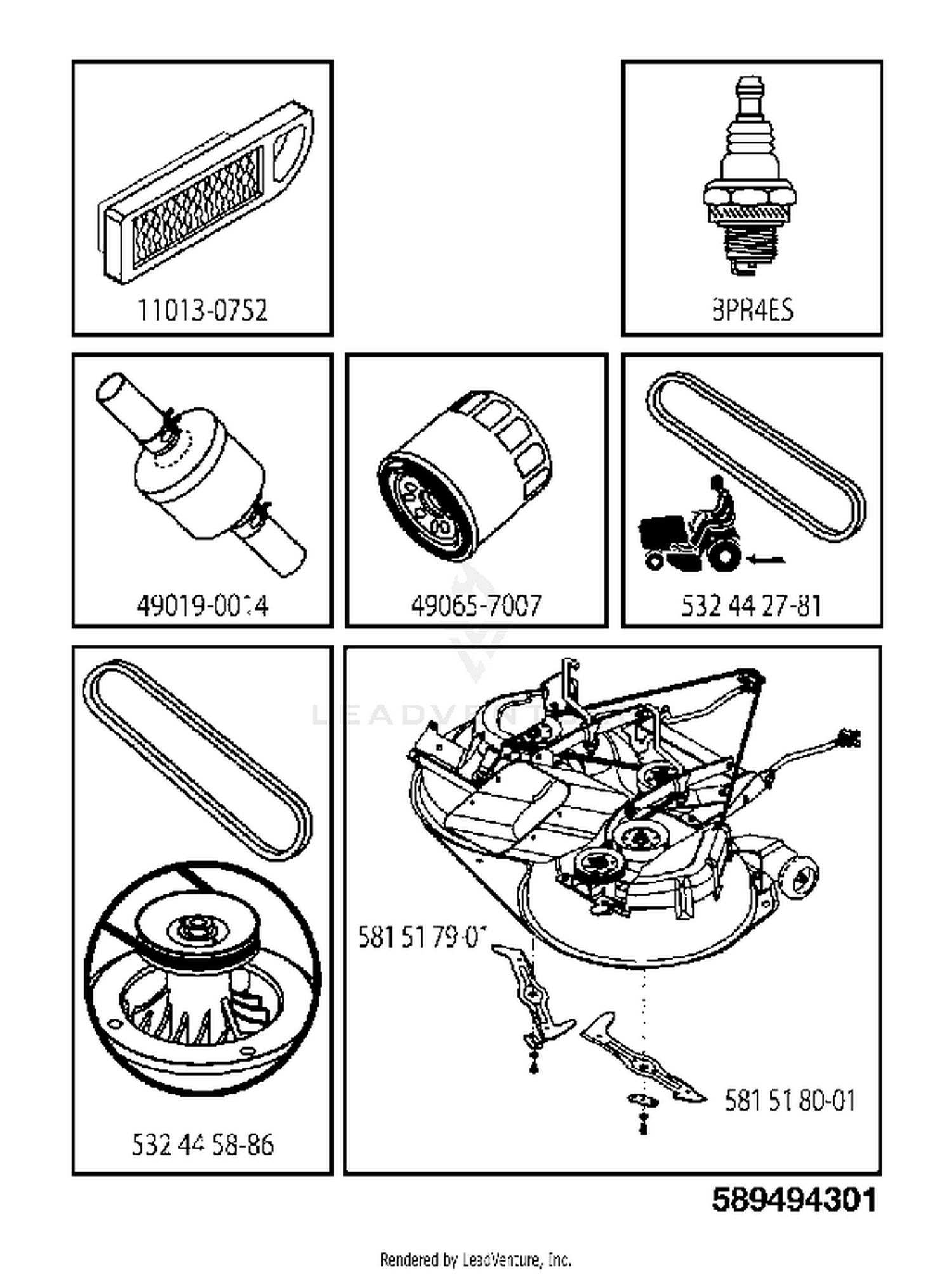 FREQUENTLY USED PARTS