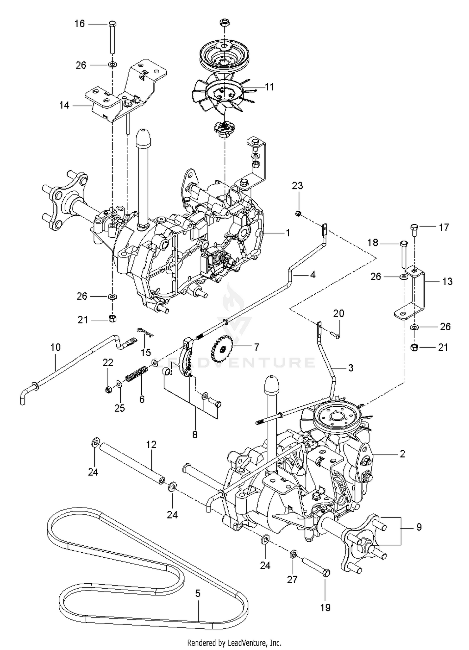HYDRAULIC PUMP - MOTOR